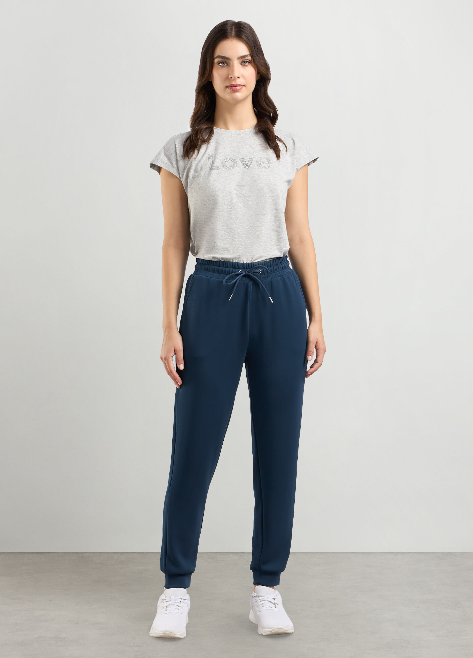 Jogger in tessuto stretch donna_0