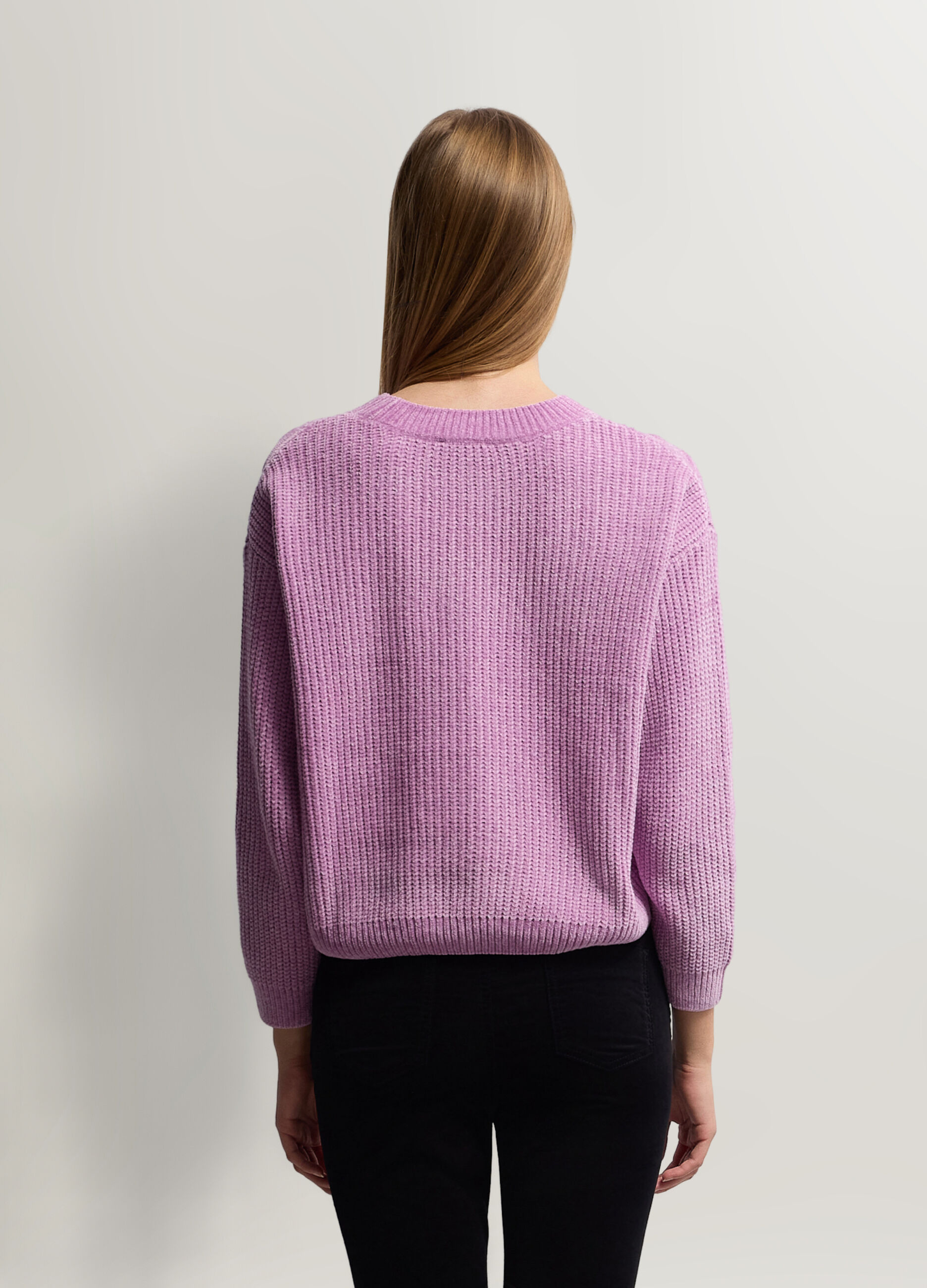 Maglione girocollo operato donna_1