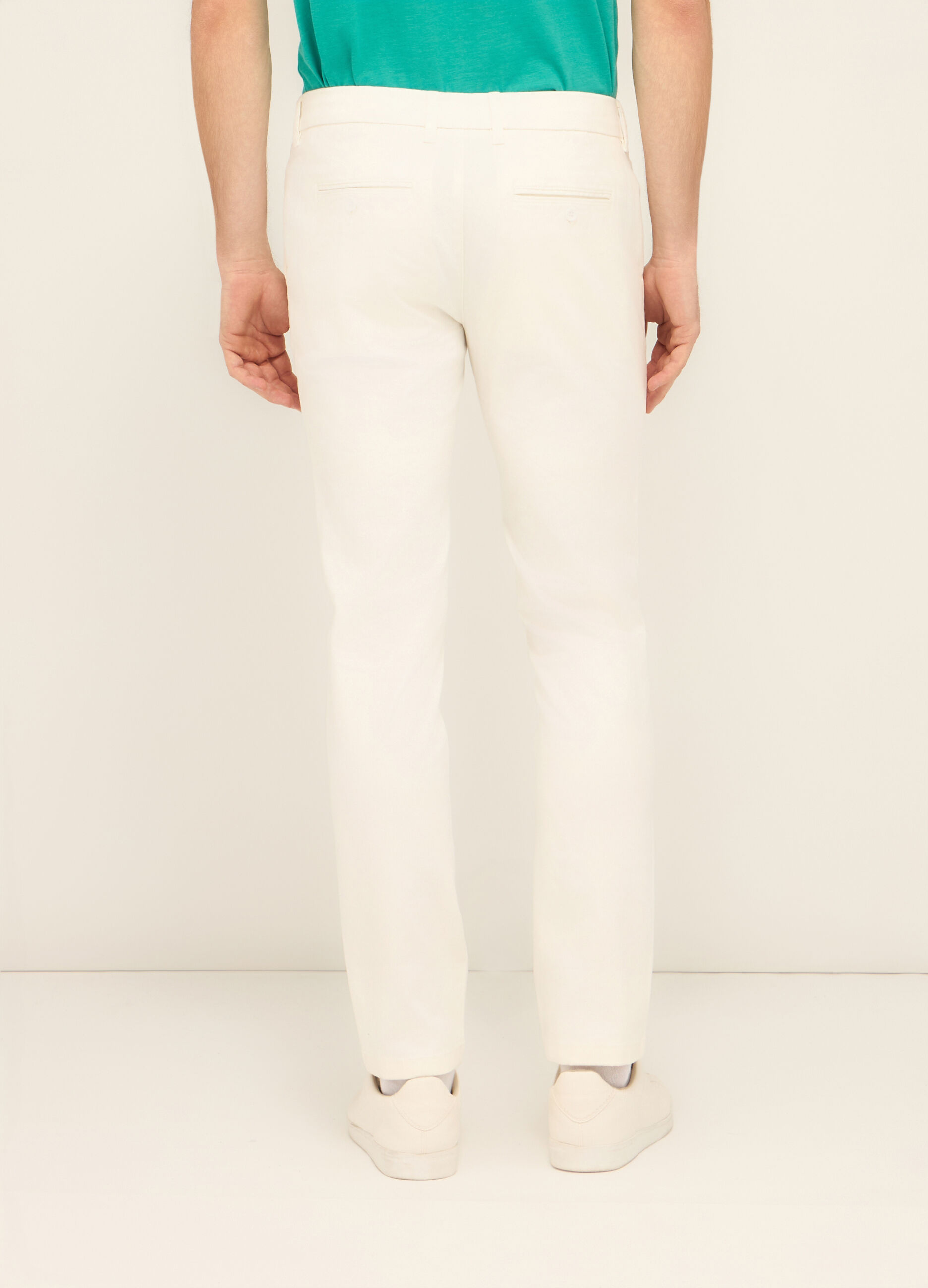 Chino slim fit in cotone stretch uomo_1