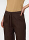 Pantaloni confort fit in popeline donna_2