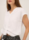 T-shirt misto lino donna_2