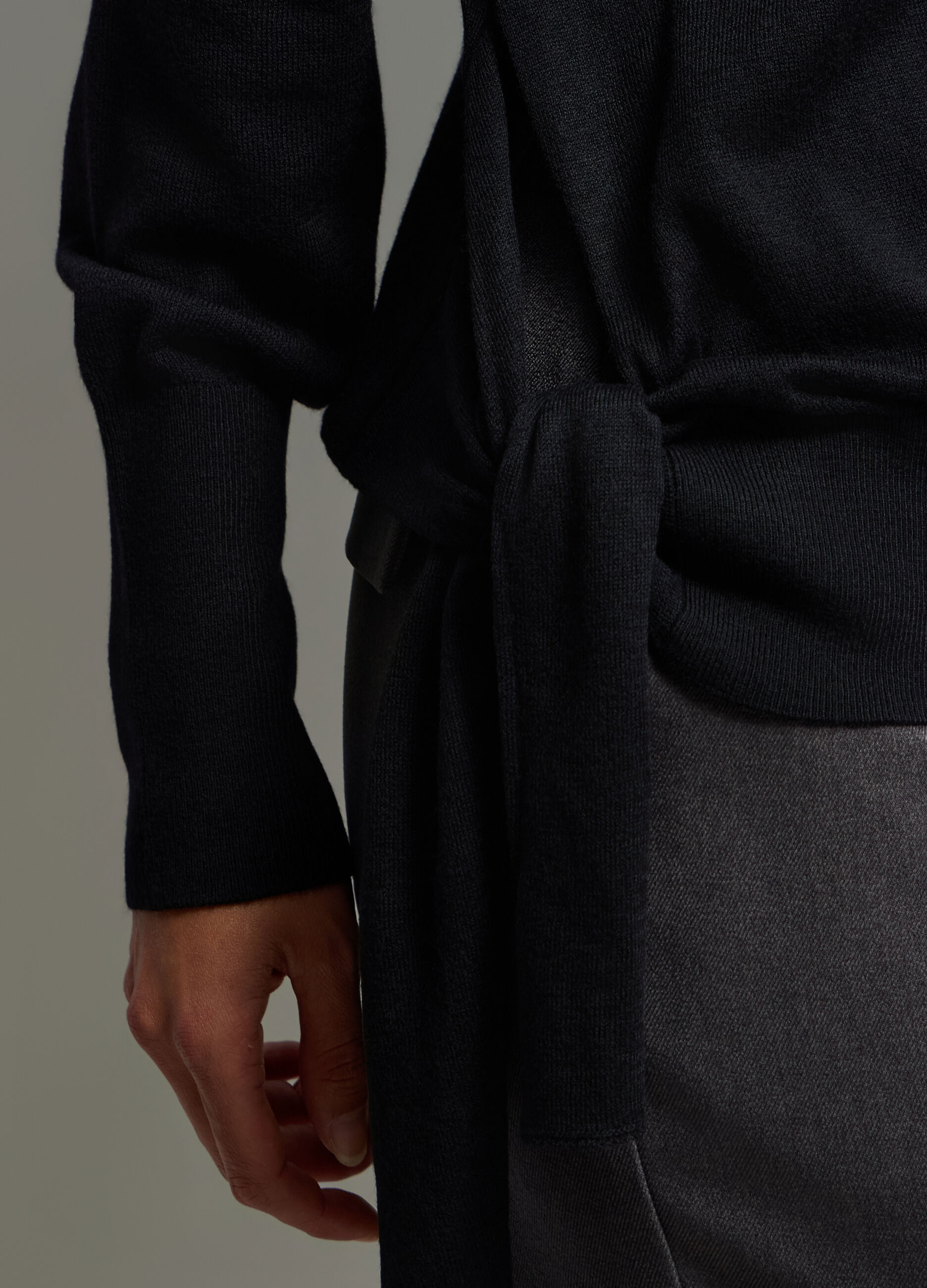 Pullover girocollo rasato donna_2