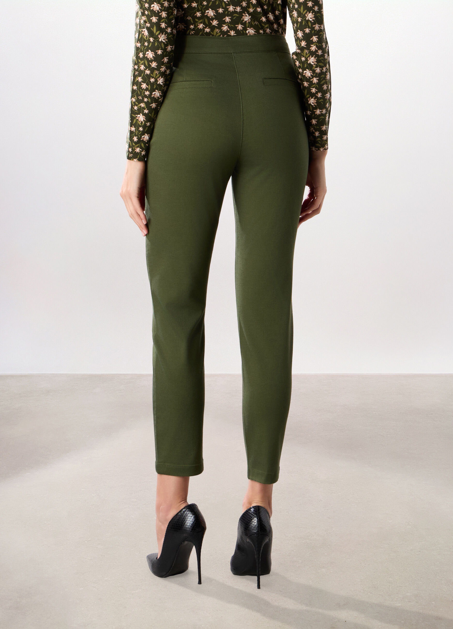 Treggings misto cotone donna_1