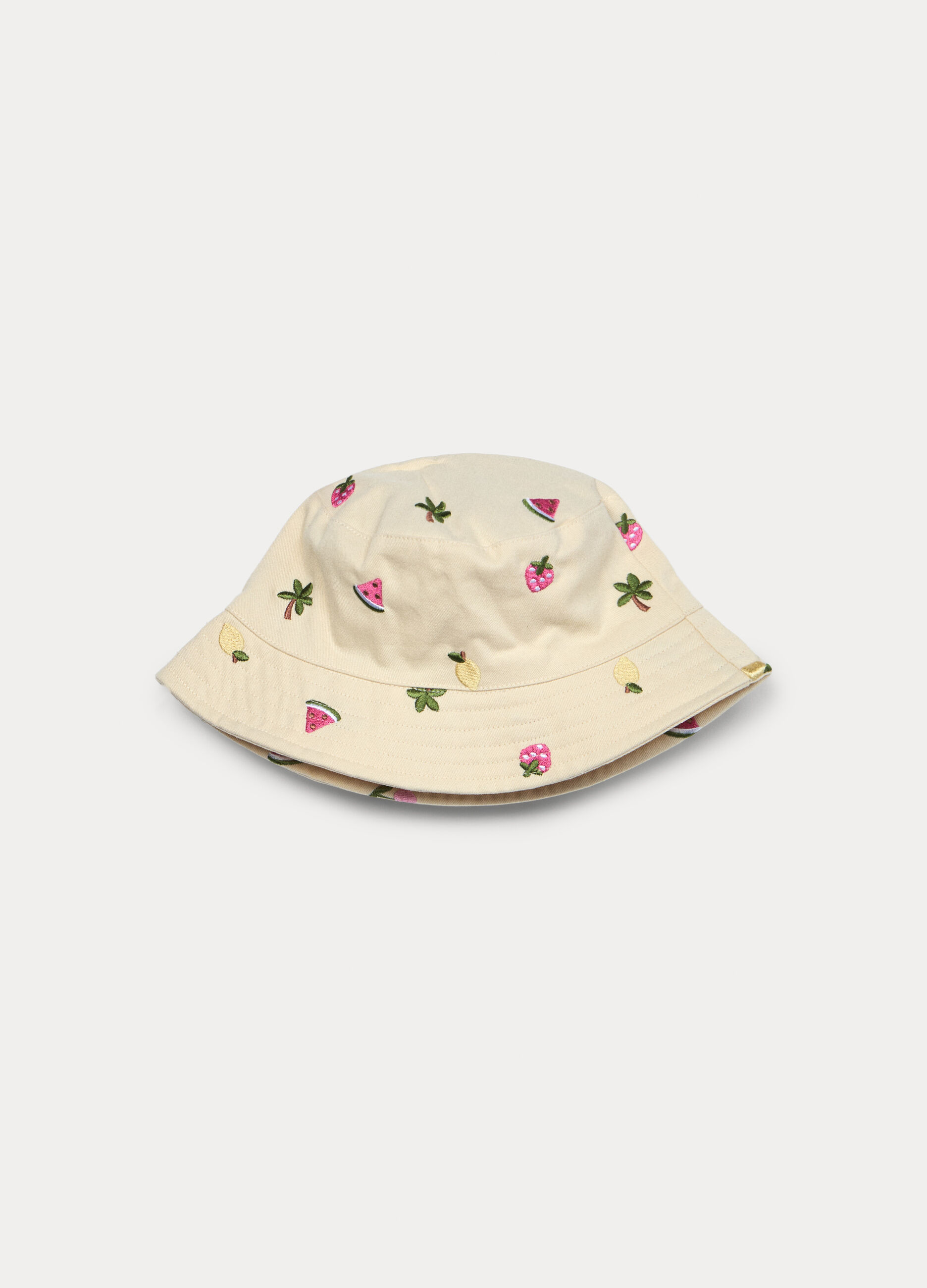 Cappello alla pescatora in twill di puro cotone _0