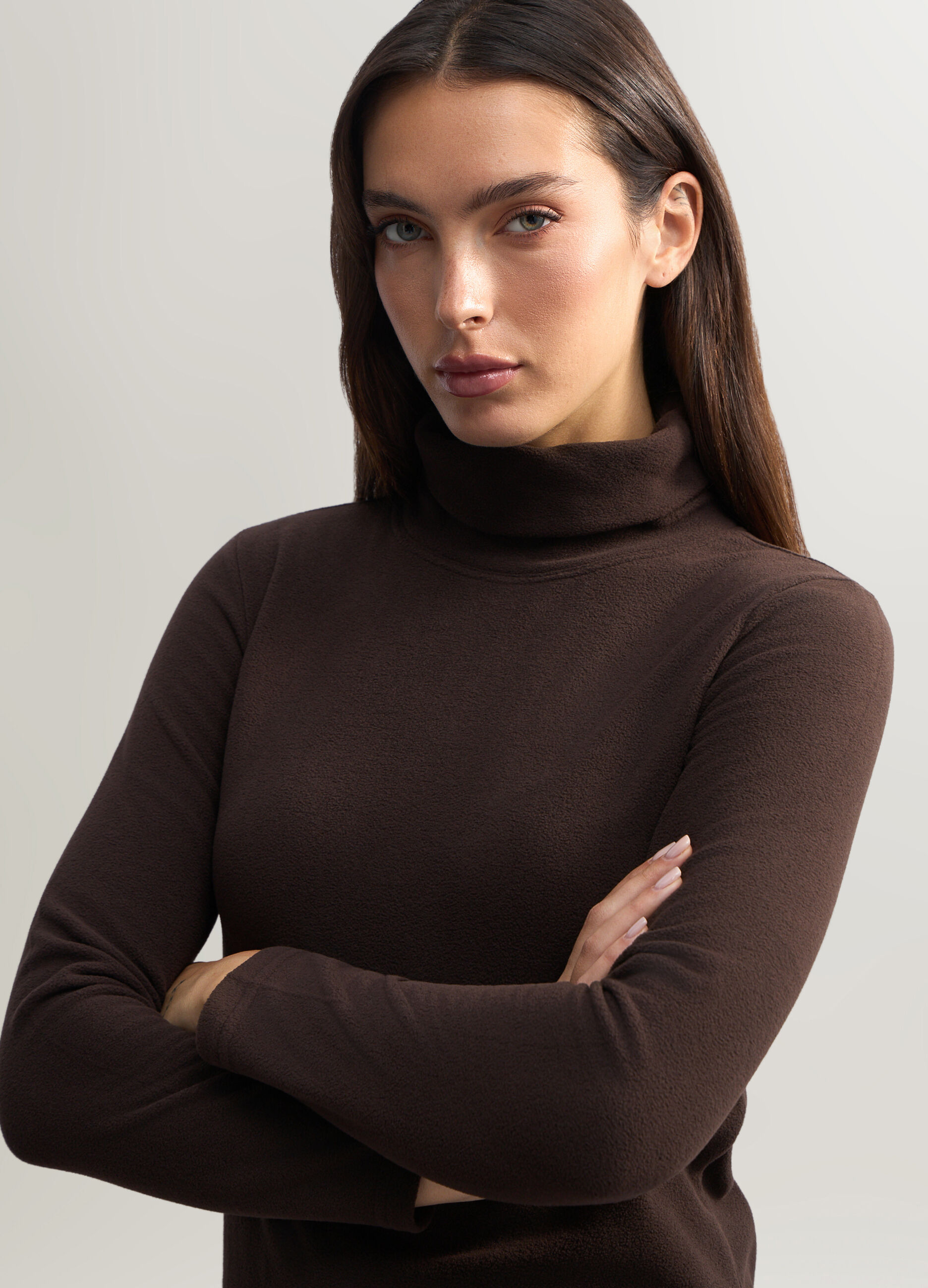 Lupetto Fitted in pile donna_2