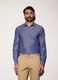 Camicia regular fit in misto cotone uomo_0