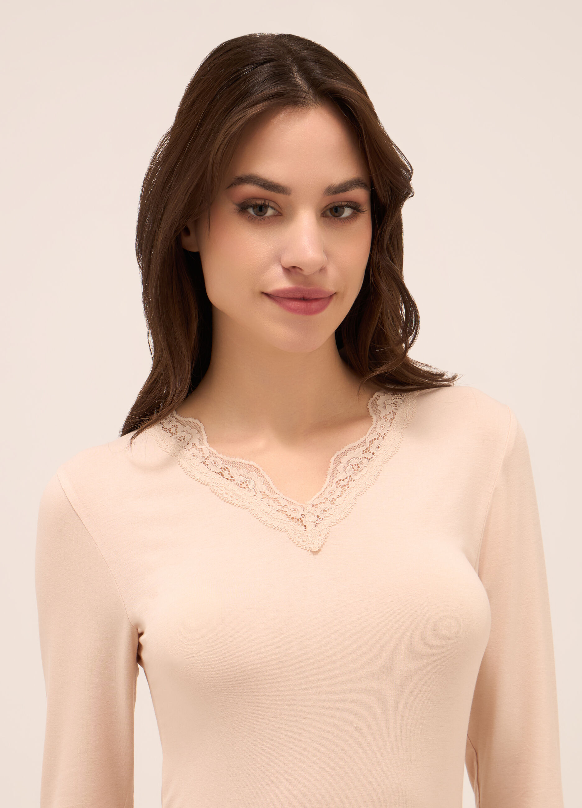 T-shirt intima in viscosa stretch donna_2