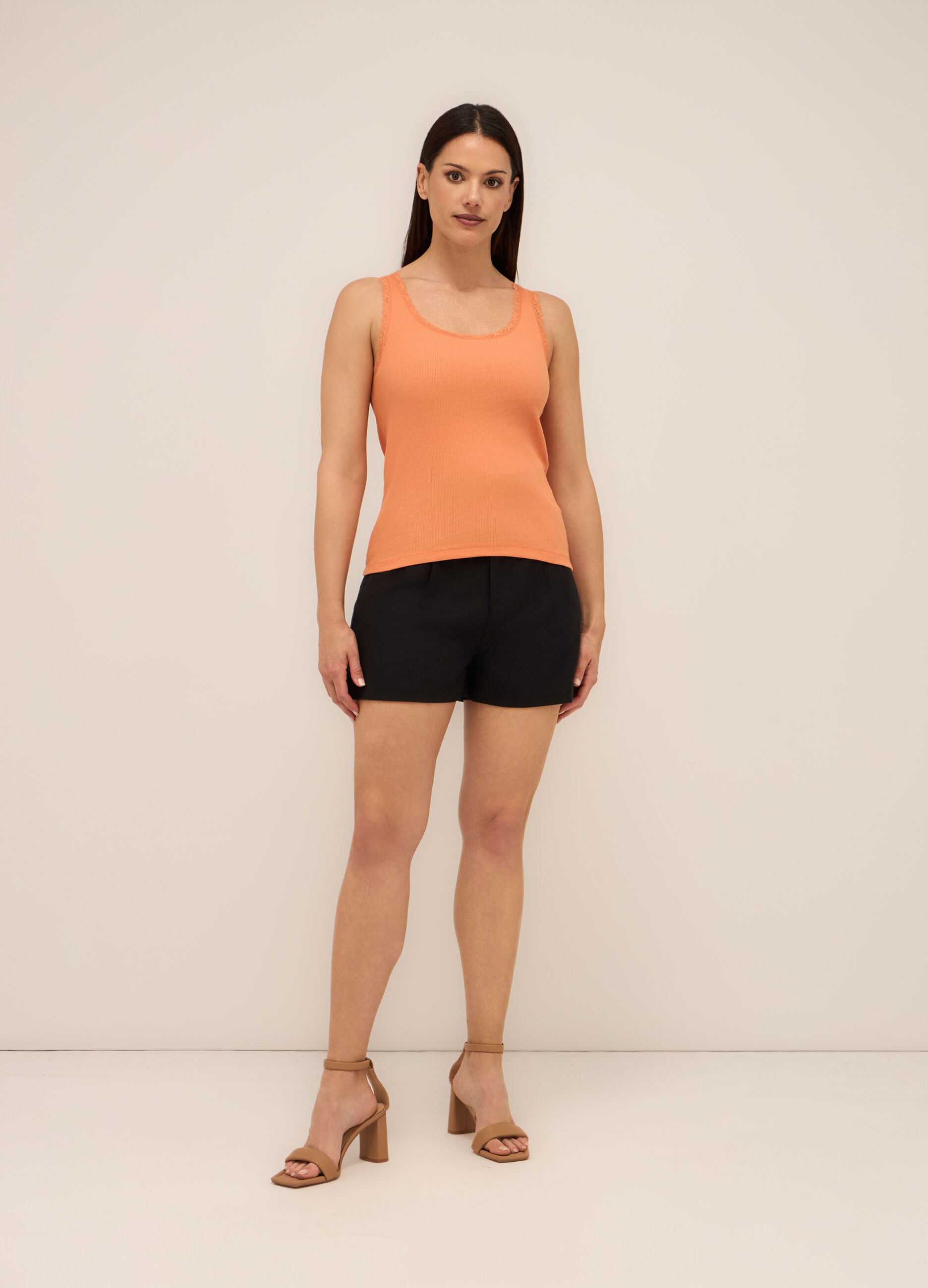Shorts misto lino donna_0