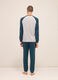 Maglia del pigiama raglan in puro cotone uomo_1
