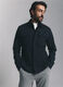 Giacca a camicia in tessuto stretch uomo_1