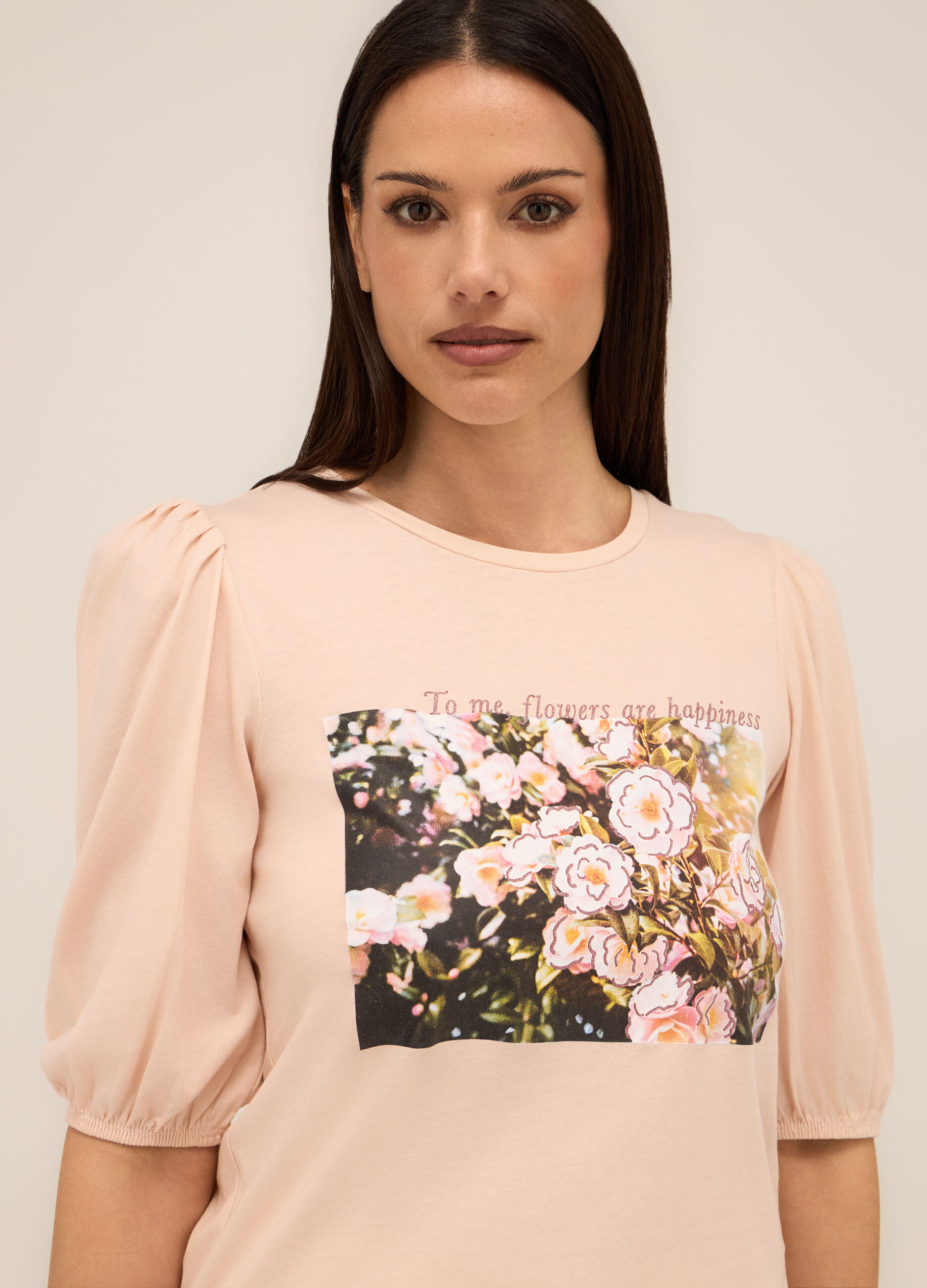 T-shirt in puro cotone donna_2