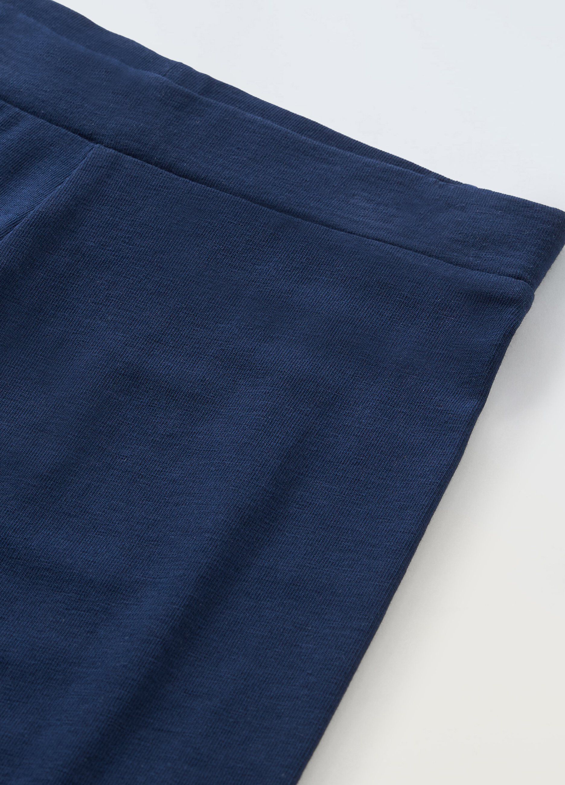 Leggings in cotone stretch bambina