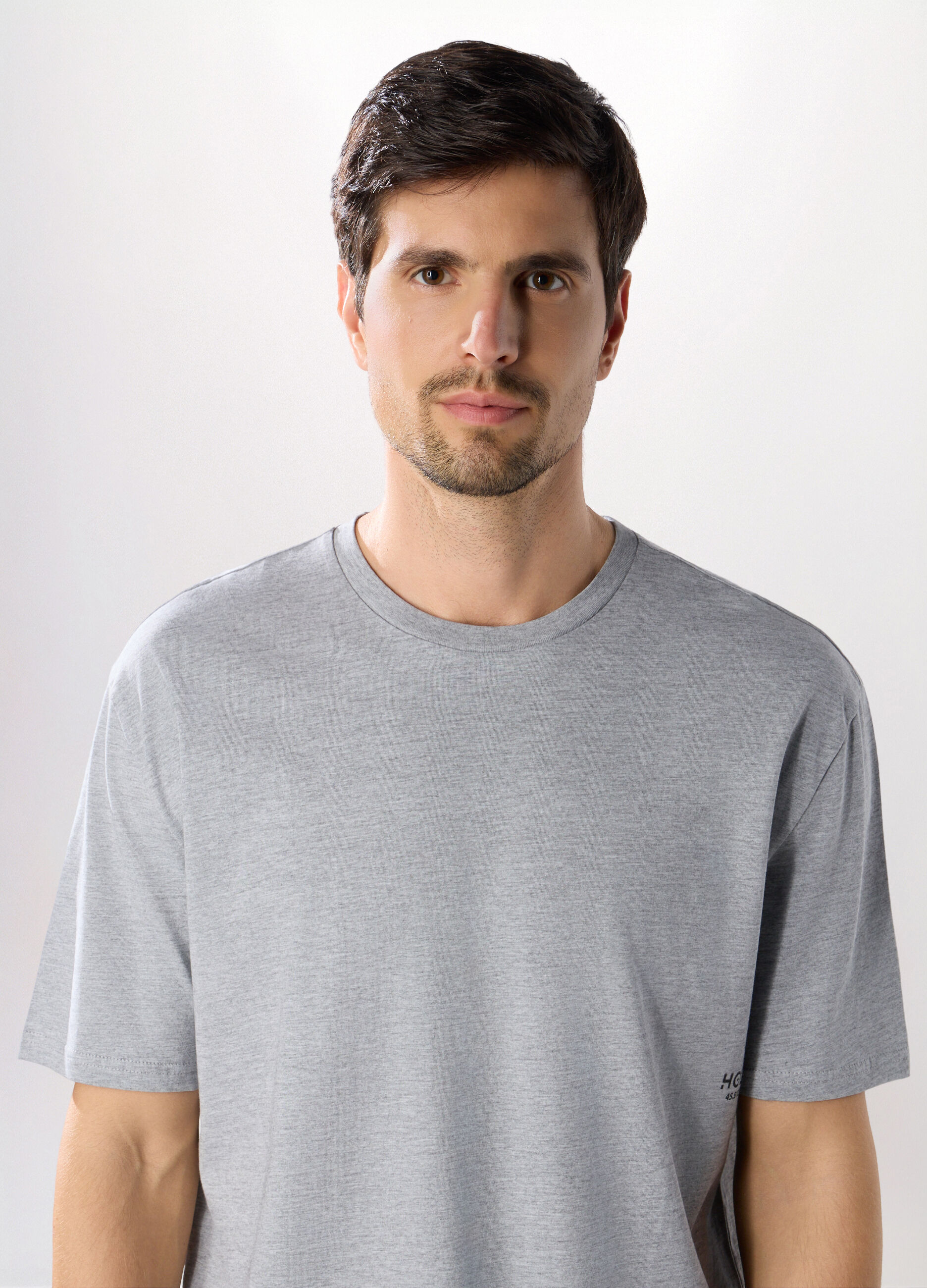 T-shirt sportiva in puro cotone uomo_2