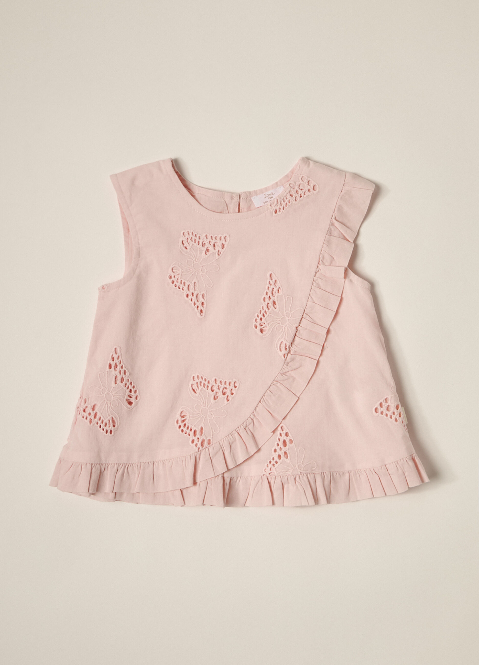 Blusa in puro cotone Sangallo IANA neonata_0