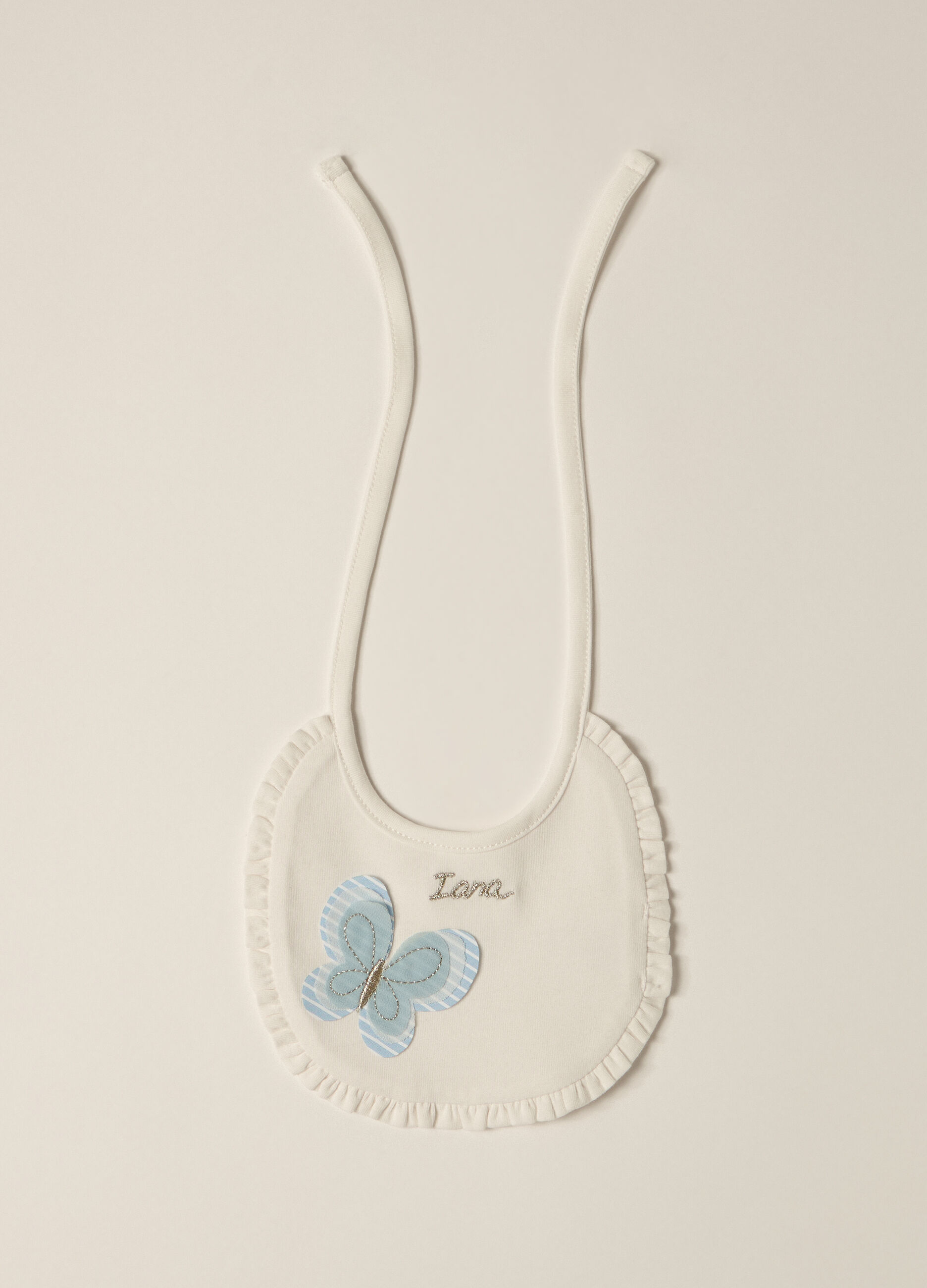 Bavaglino in cotone stretch IANA neonata_0