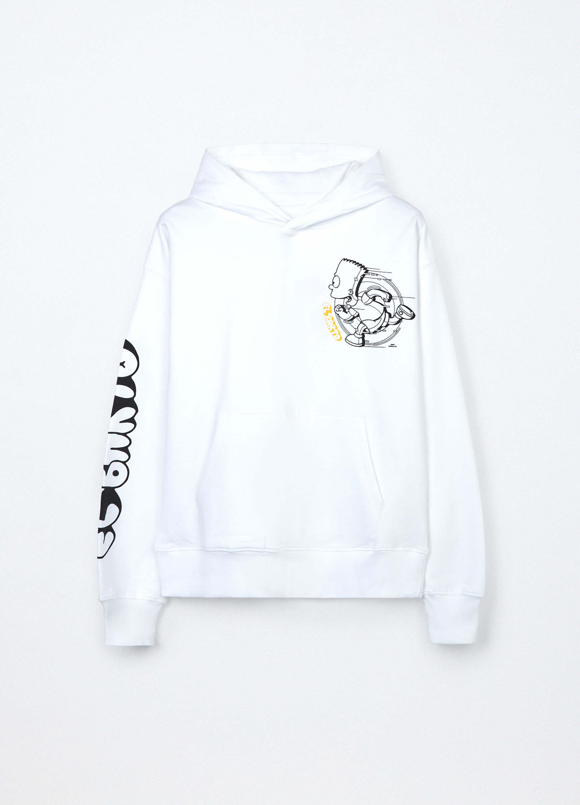 Felpa The Simpson con cappuccio in puro cotone ragazzo_0