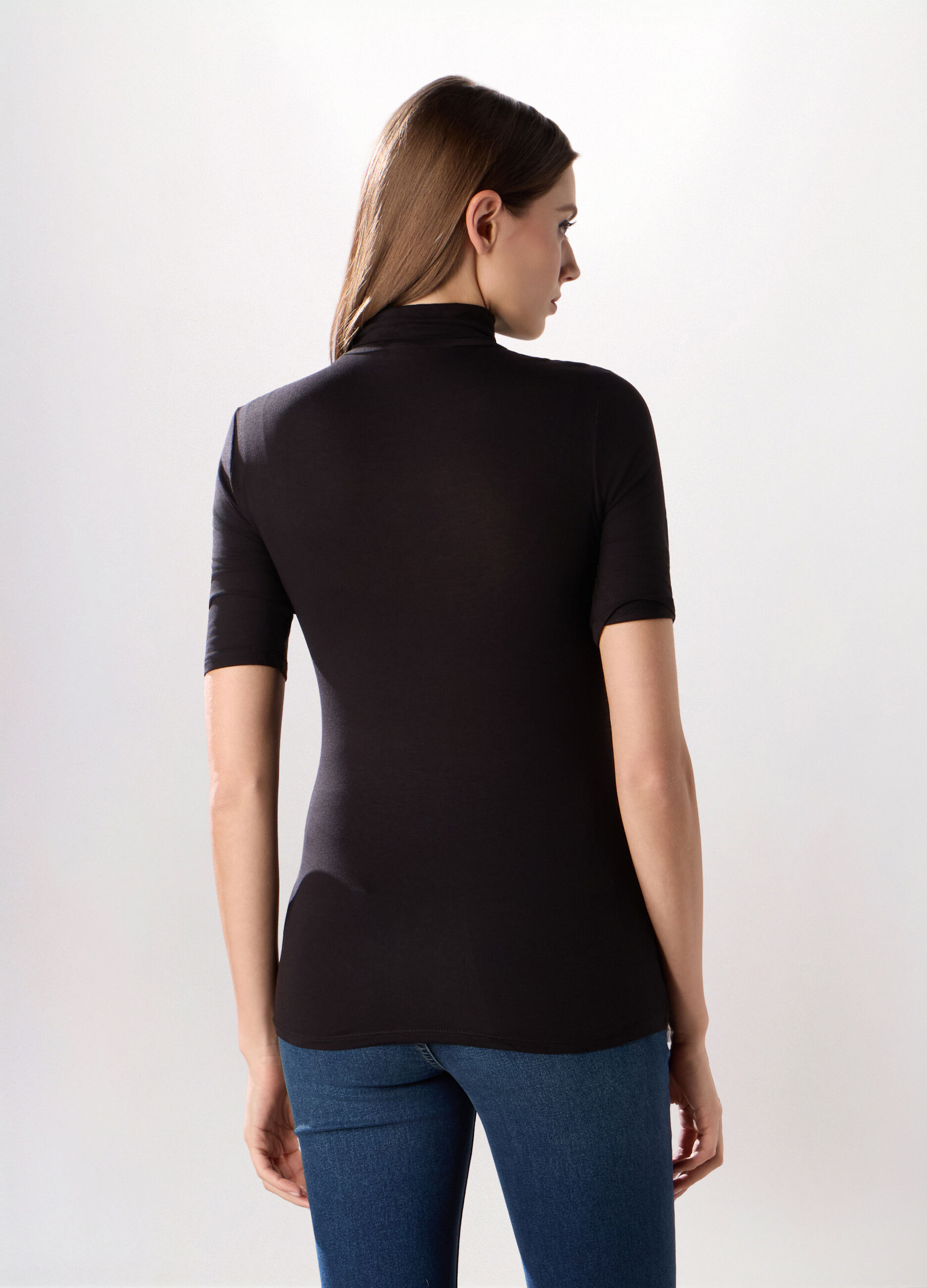 Lupetto in viscosa stretch donna_1