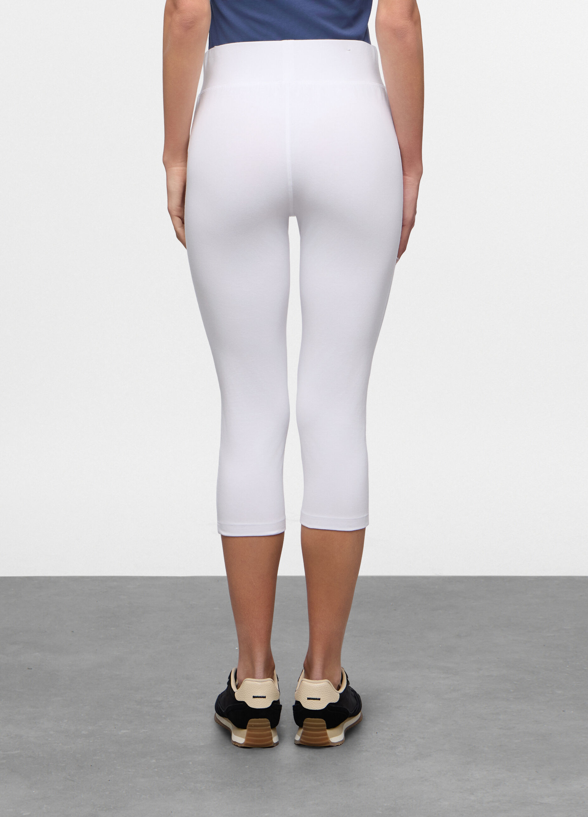 Leggings Capri Fit Skinny in jersey di cotone stretch donna_1
