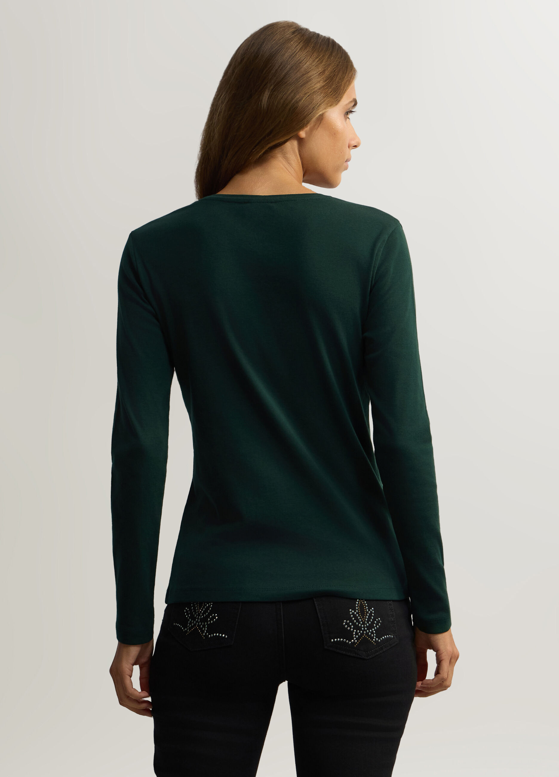 T-shirt girocollo donna_1