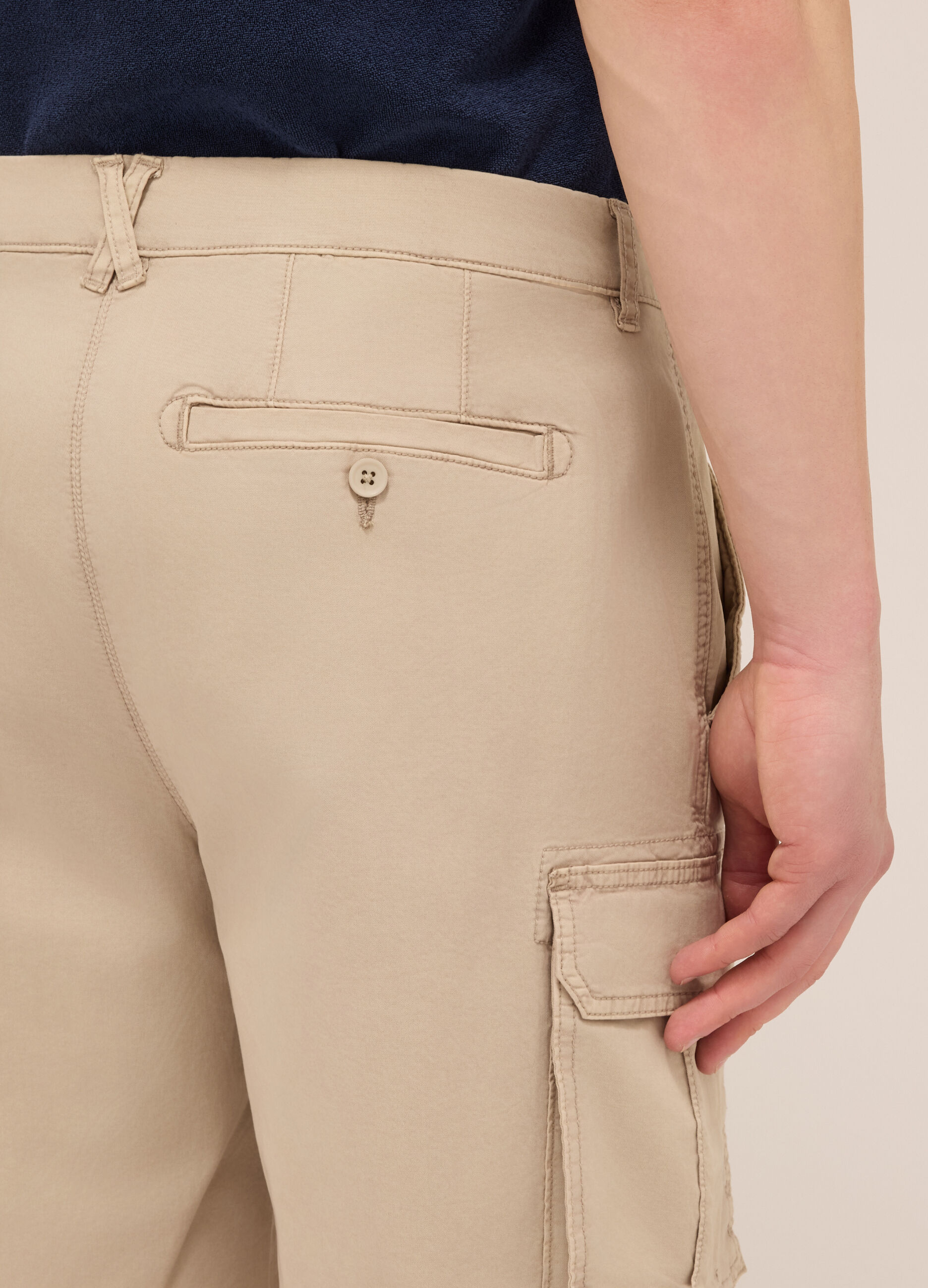 Bermuda in cotone stretch uomo_2