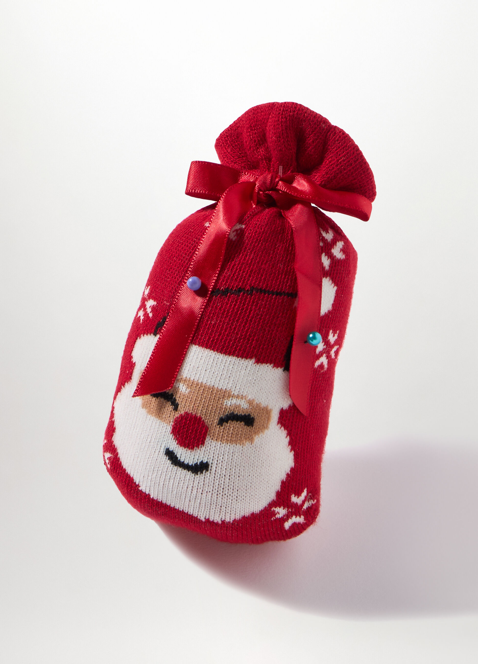 Calze jacquard misto cotone donna_2