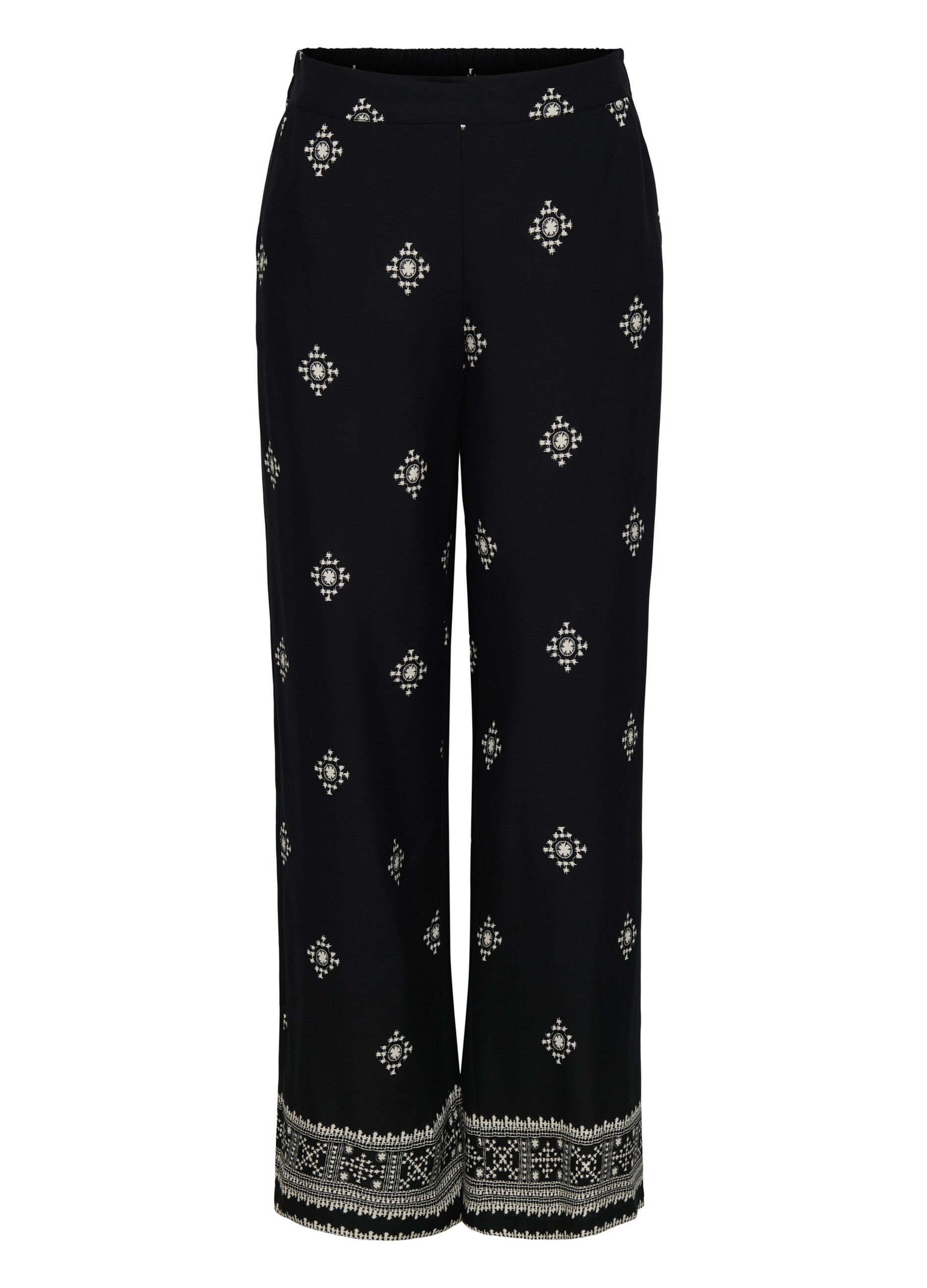 Pantaloni con stampa donna_4