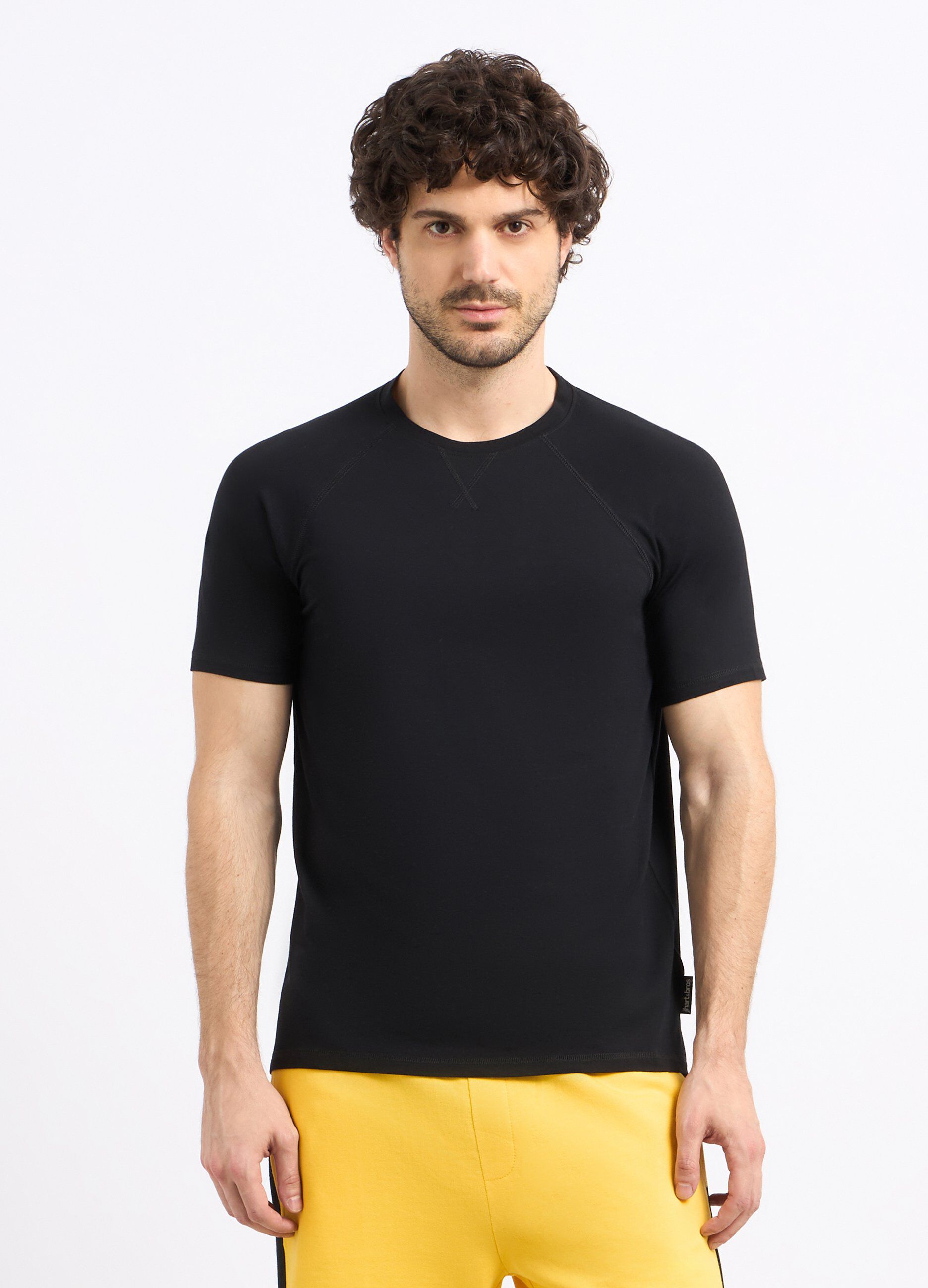 T-shirt in misto cotone stretch uomo_0