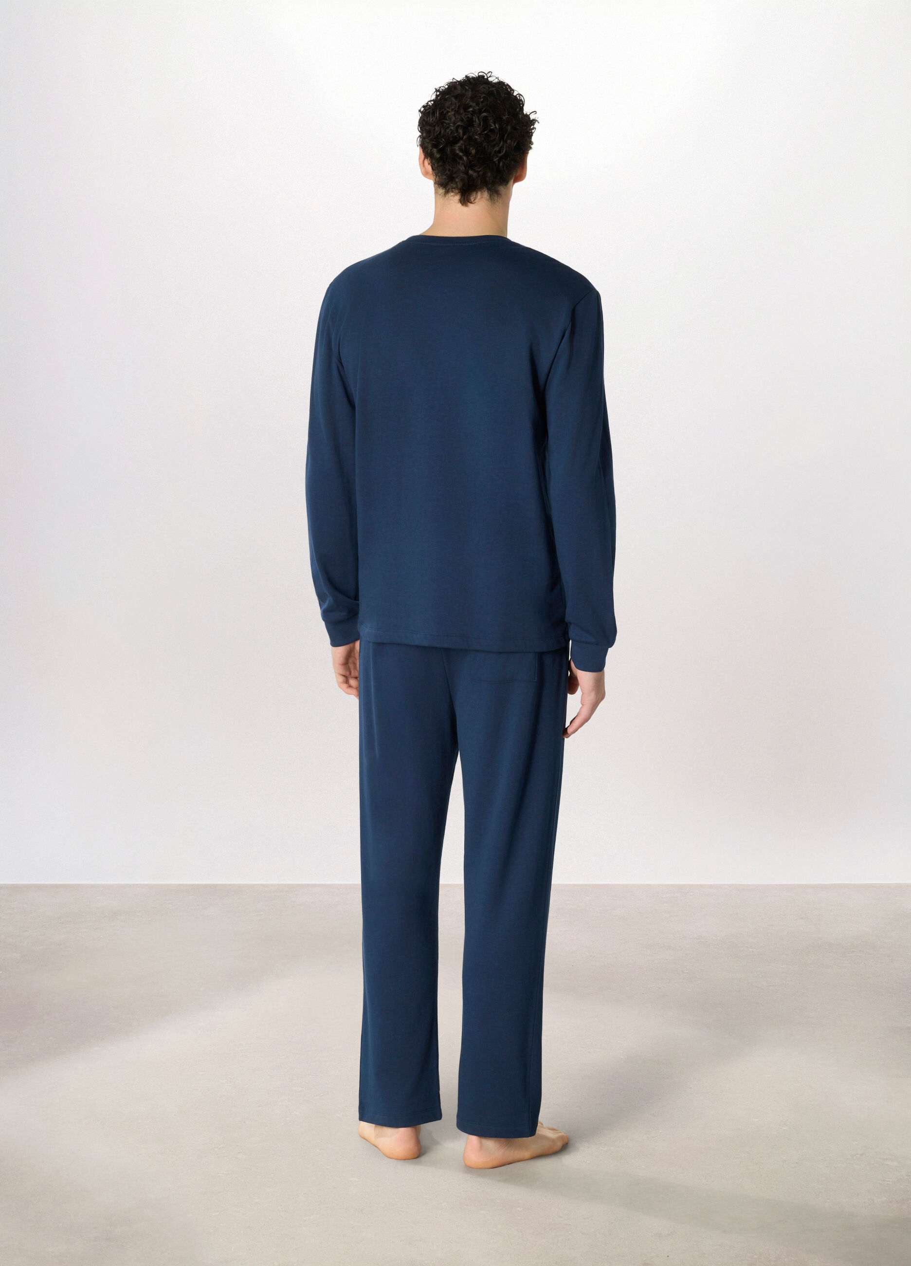 Pigiama lungo in felpa di cotone Grinch uomo_1