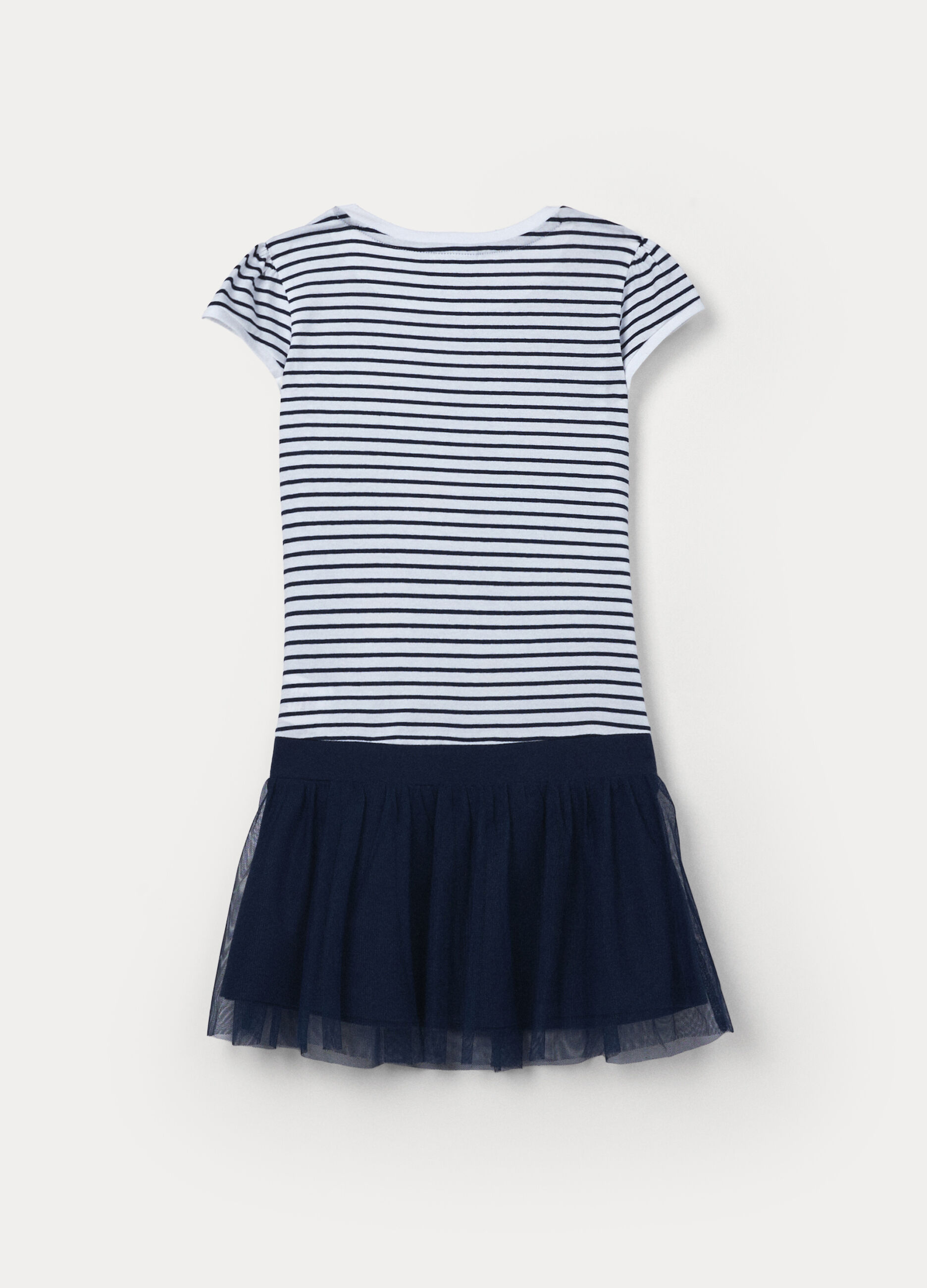 Vestito in jersey di cotone stretch bambina_1