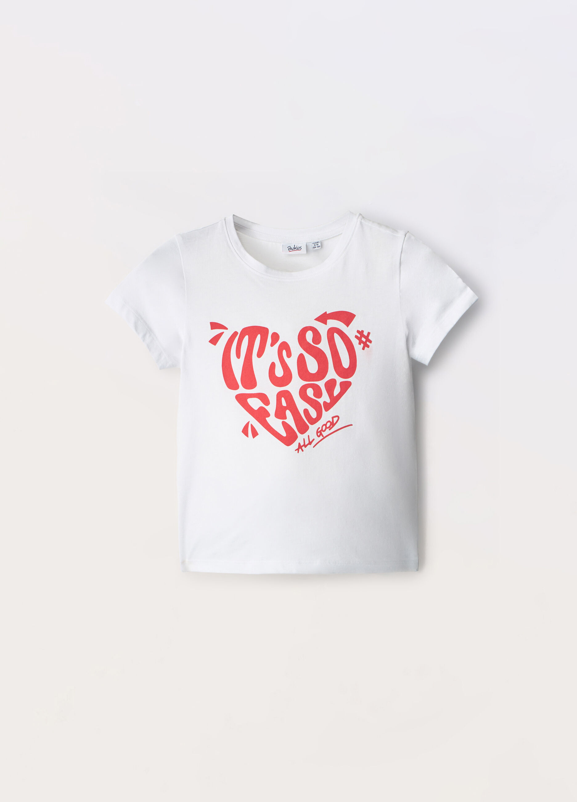 T-shirt in jersey di puro cotone ragazza_0