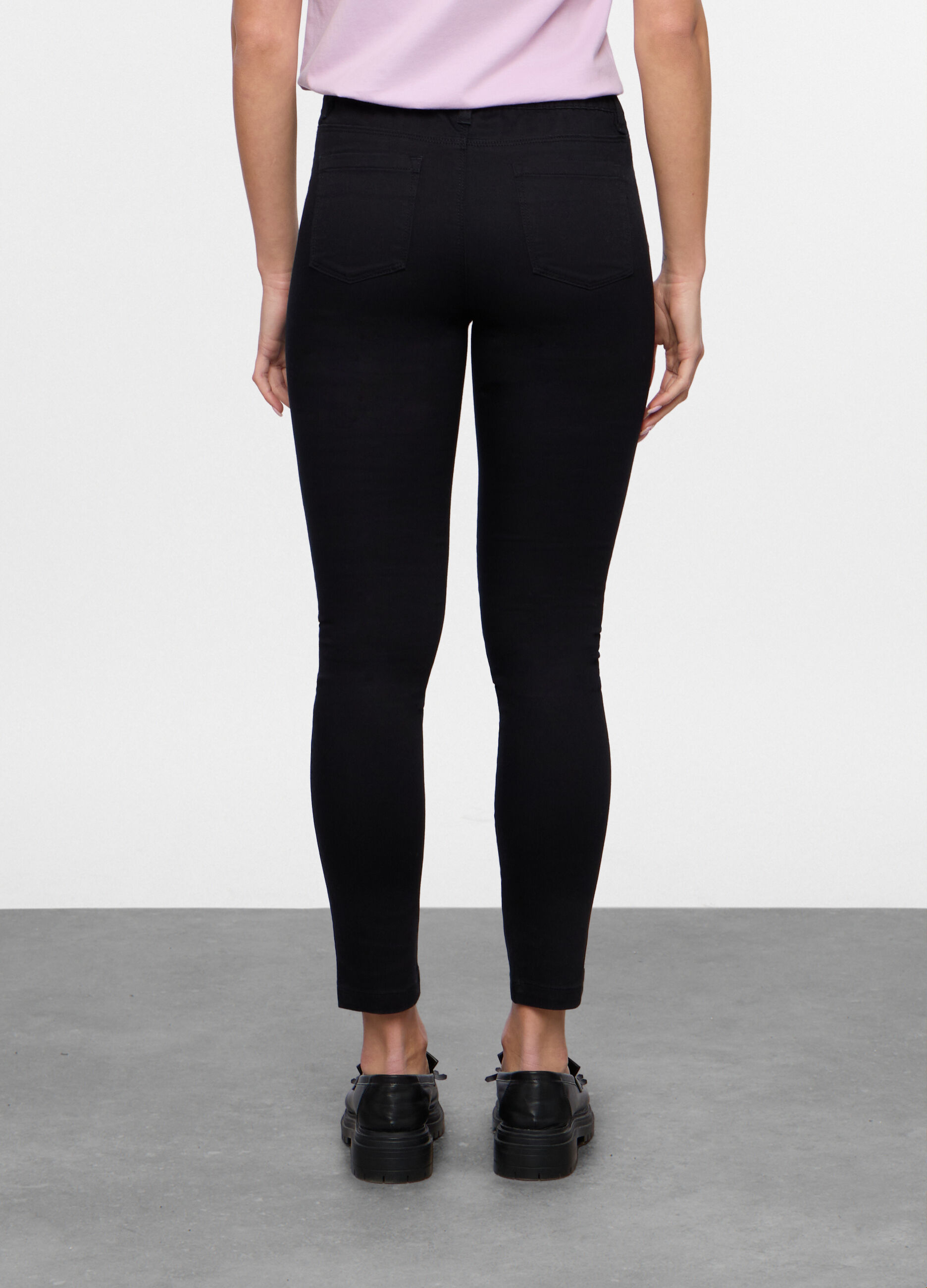 Jeggings in denim di misto donna_1