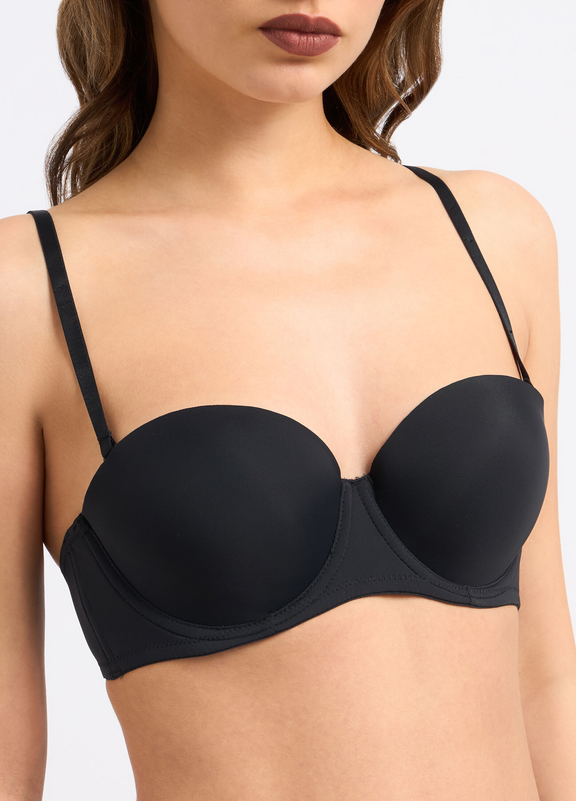 Reggiseno a fascia in microfibra stretch donna_2