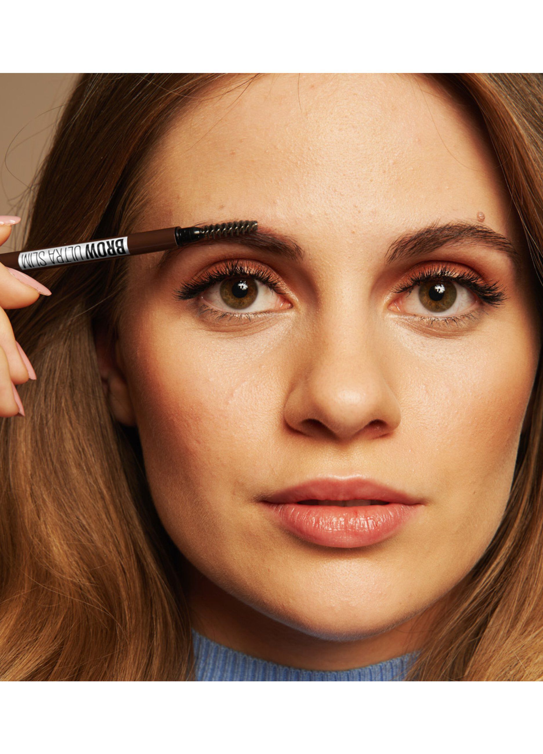 Maybelline New York Matita Sopracciglia Express Brow Ultra Slim, Per Sopracciglia Precise e definite, Deep Brown.