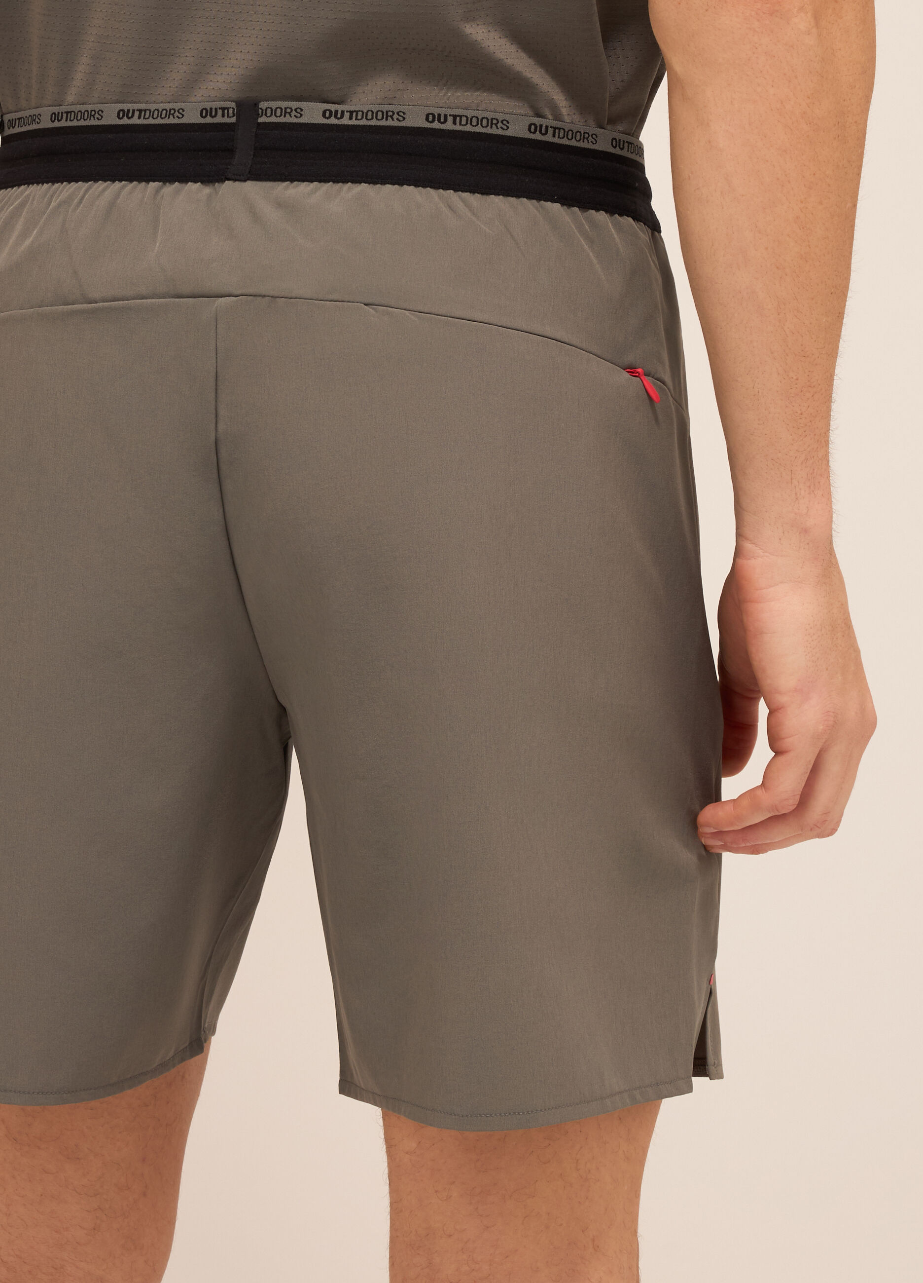 Shorts sportivi in tessuto tecnico uomo _2