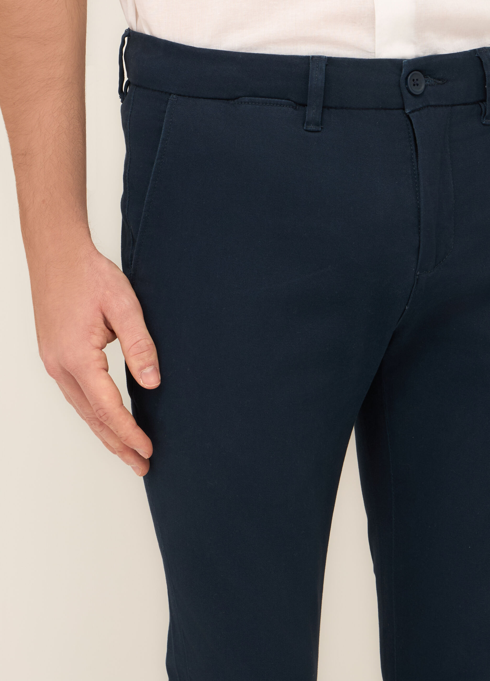 Chino slim fit in cotone stretch uomo_2
