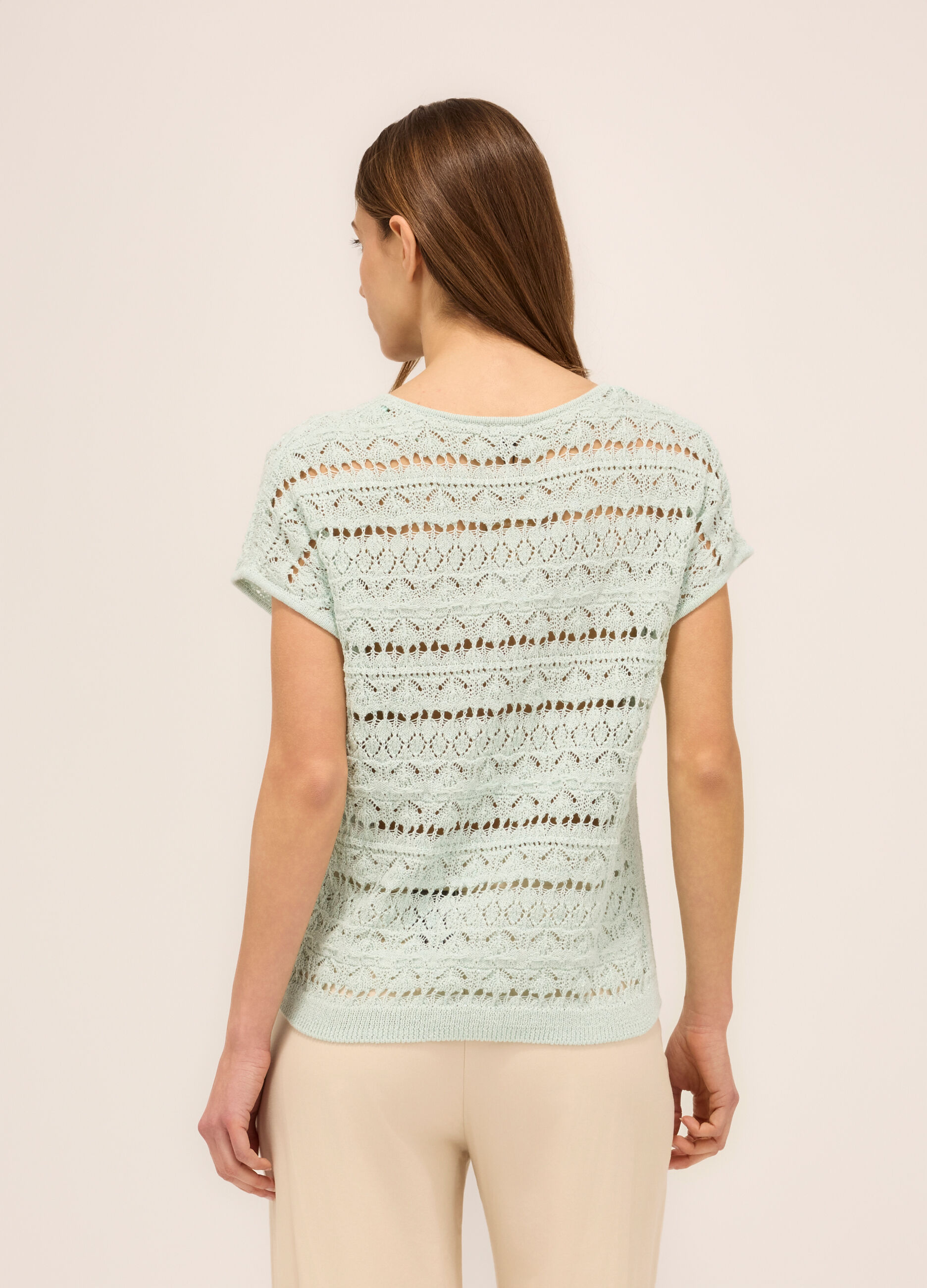 Tricot kimono misto cotone donna