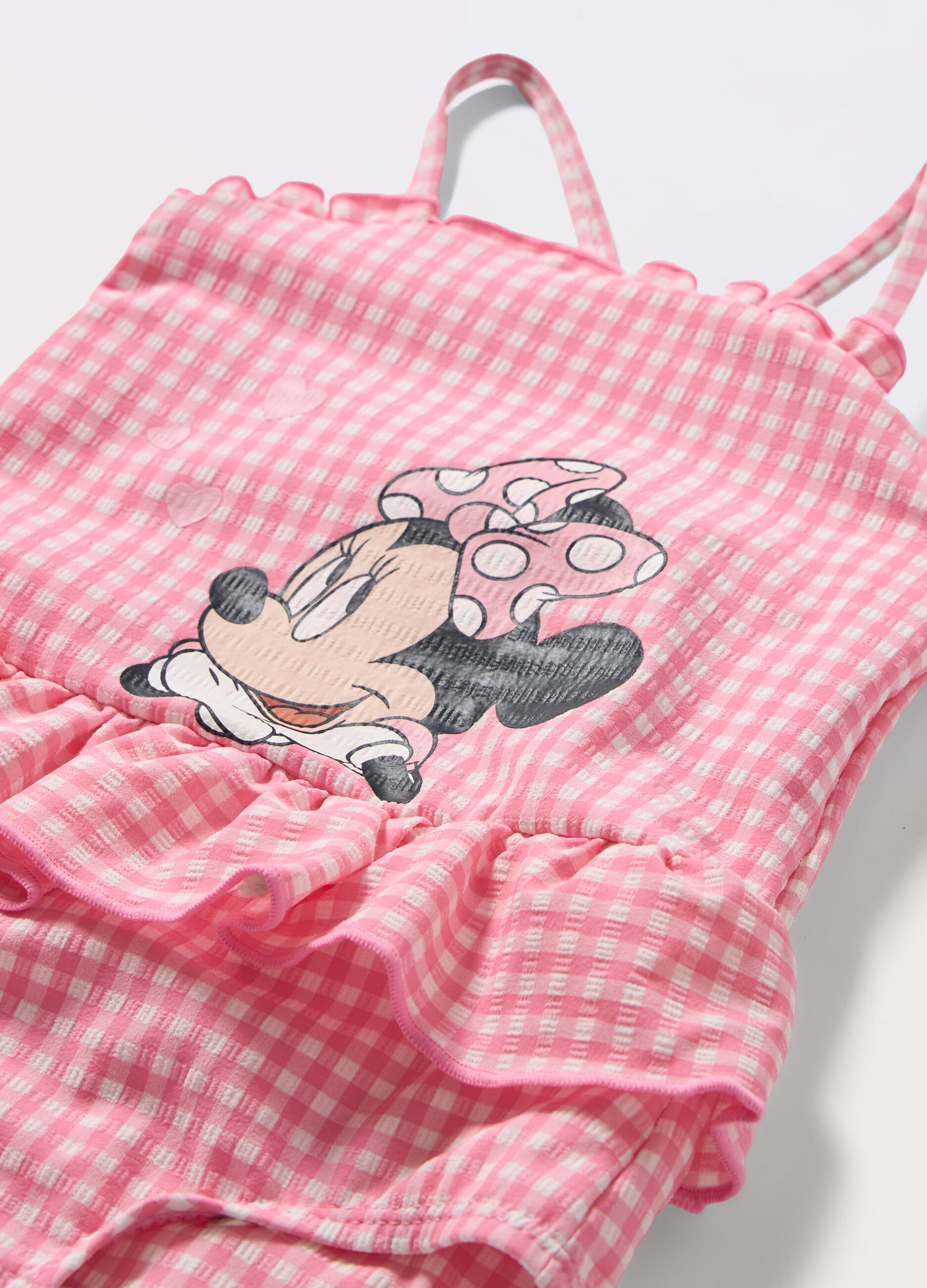 Costume intero a quadri neonata