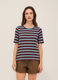 T-shirt in costina misto cotone donna_0
