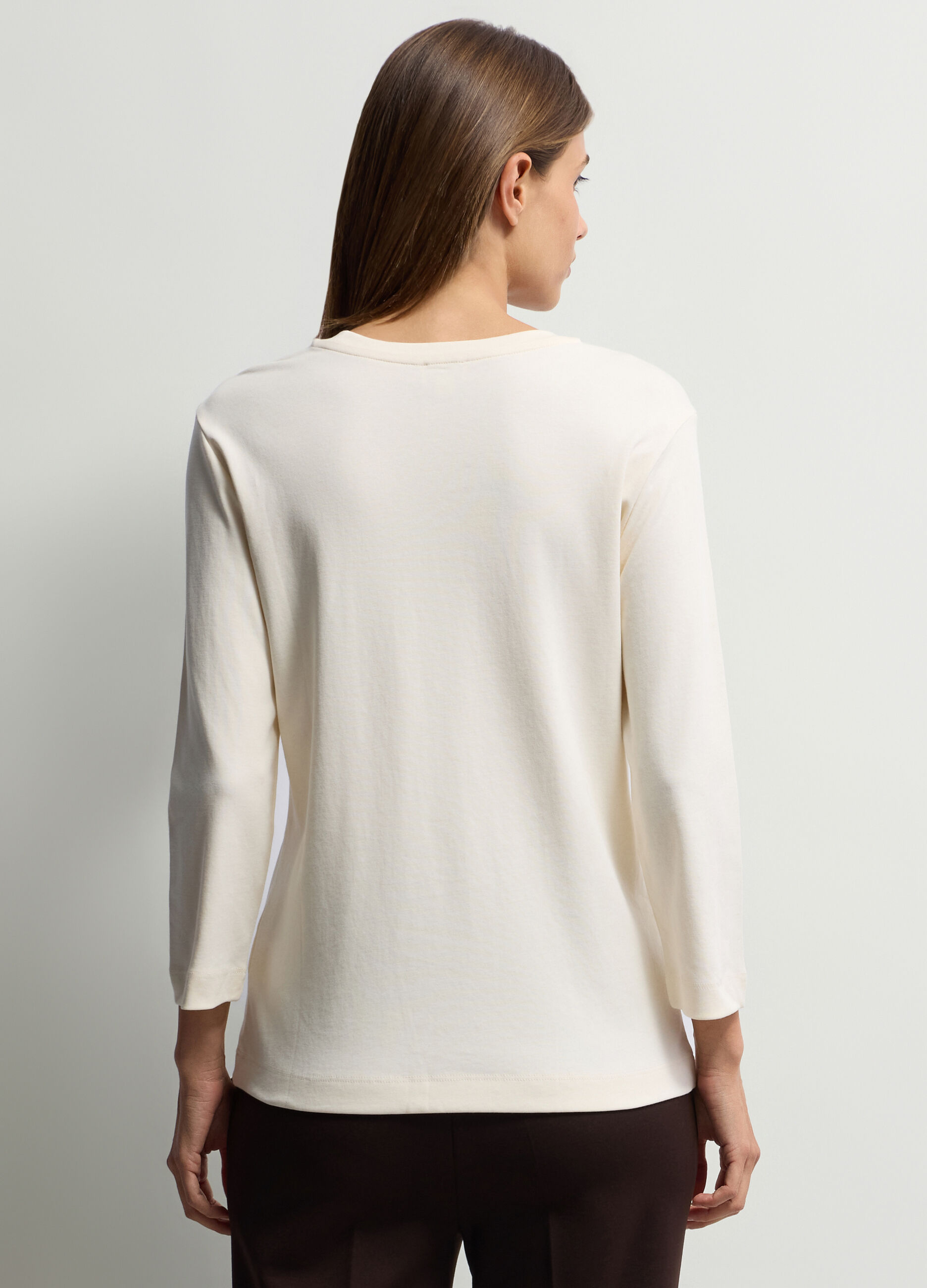 T-shirt girocollo donna_1