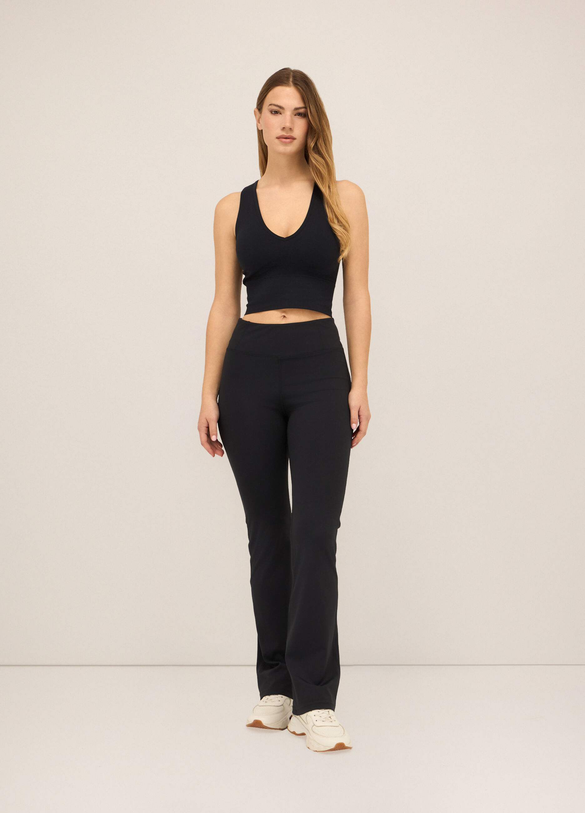 Leggings in interlock stretch donna_0