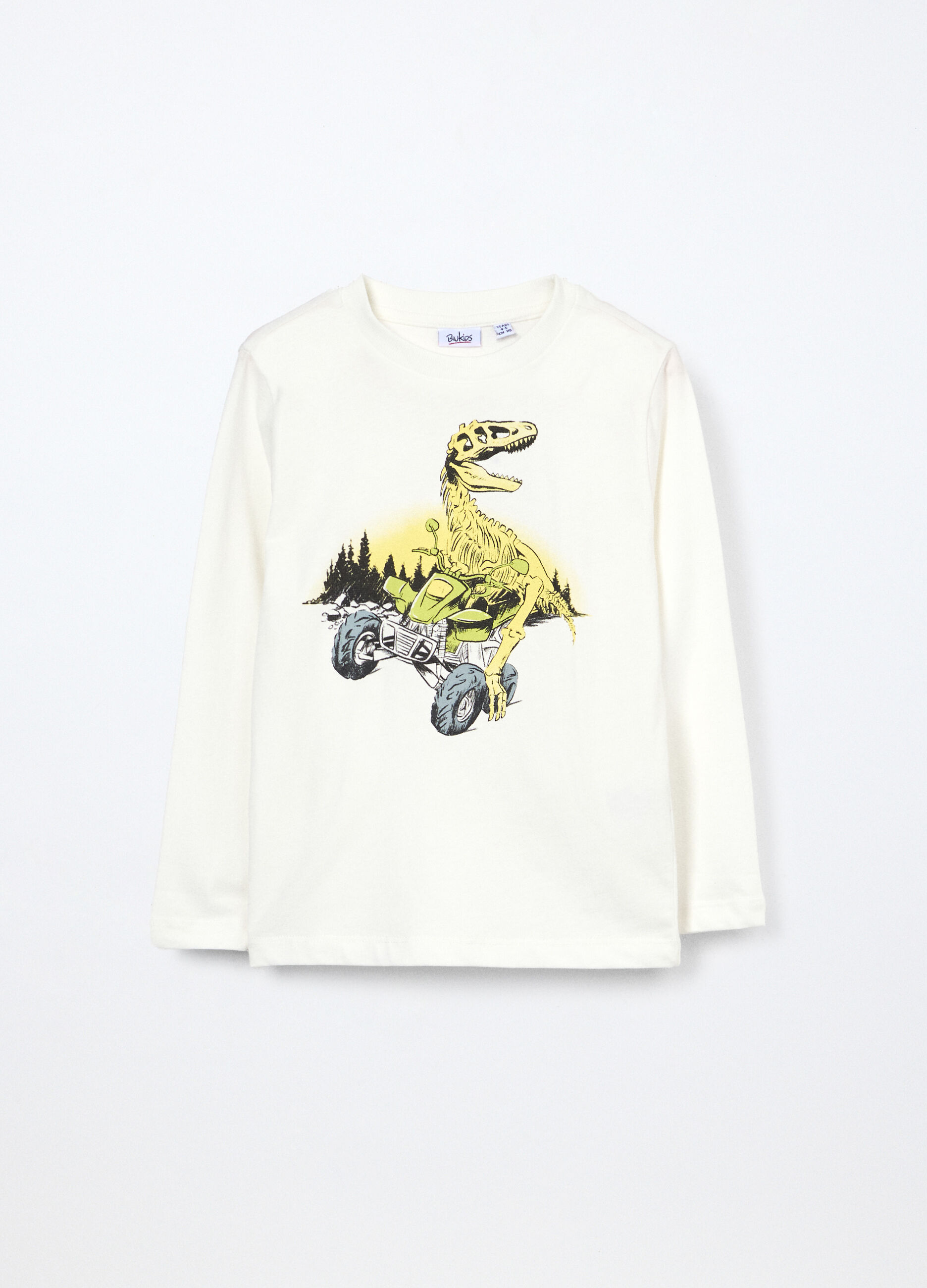 T-shirt in jersey di puro cotone bambino_0