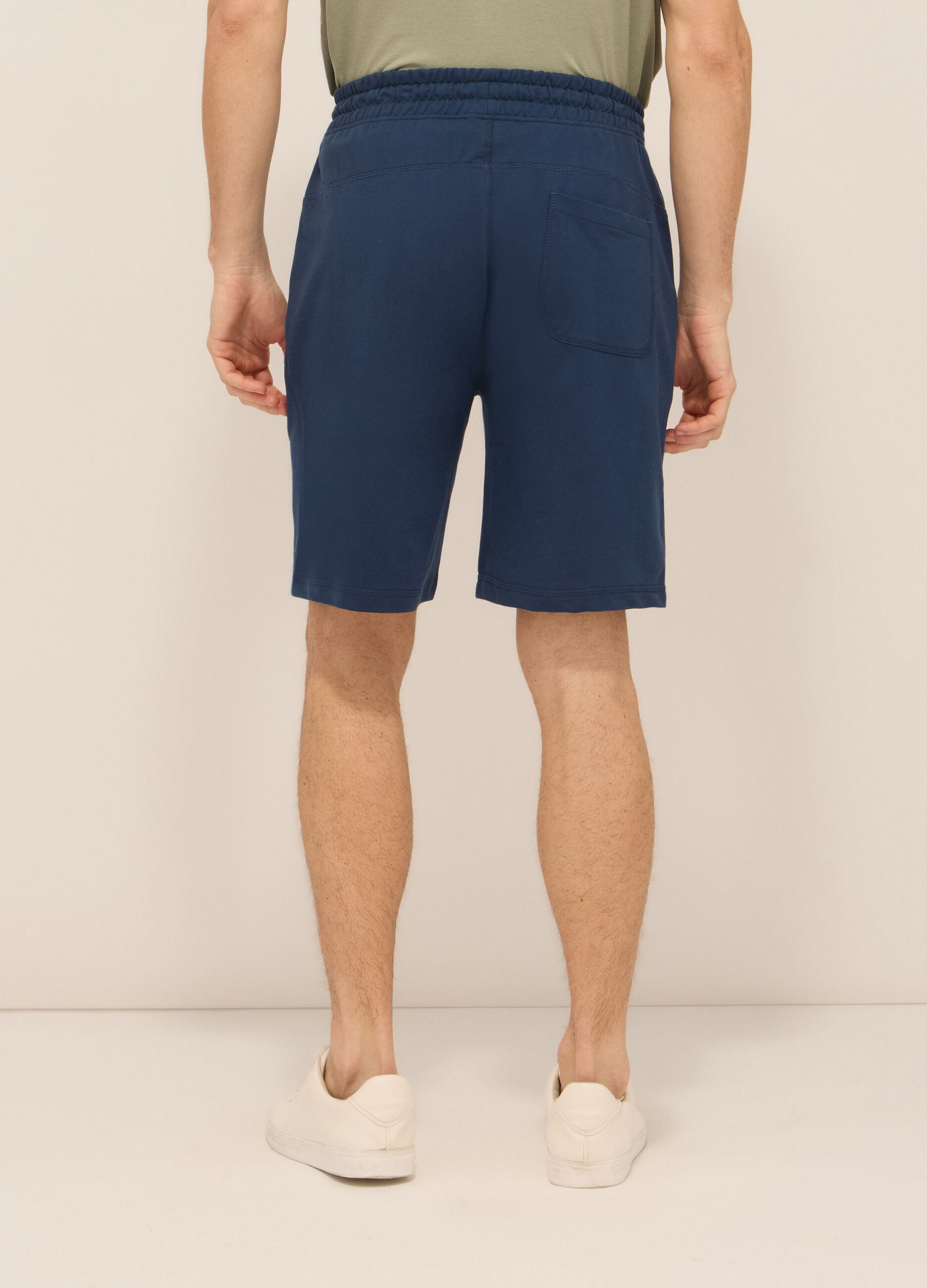 Short sportivi in felpa di cotone uomo_1