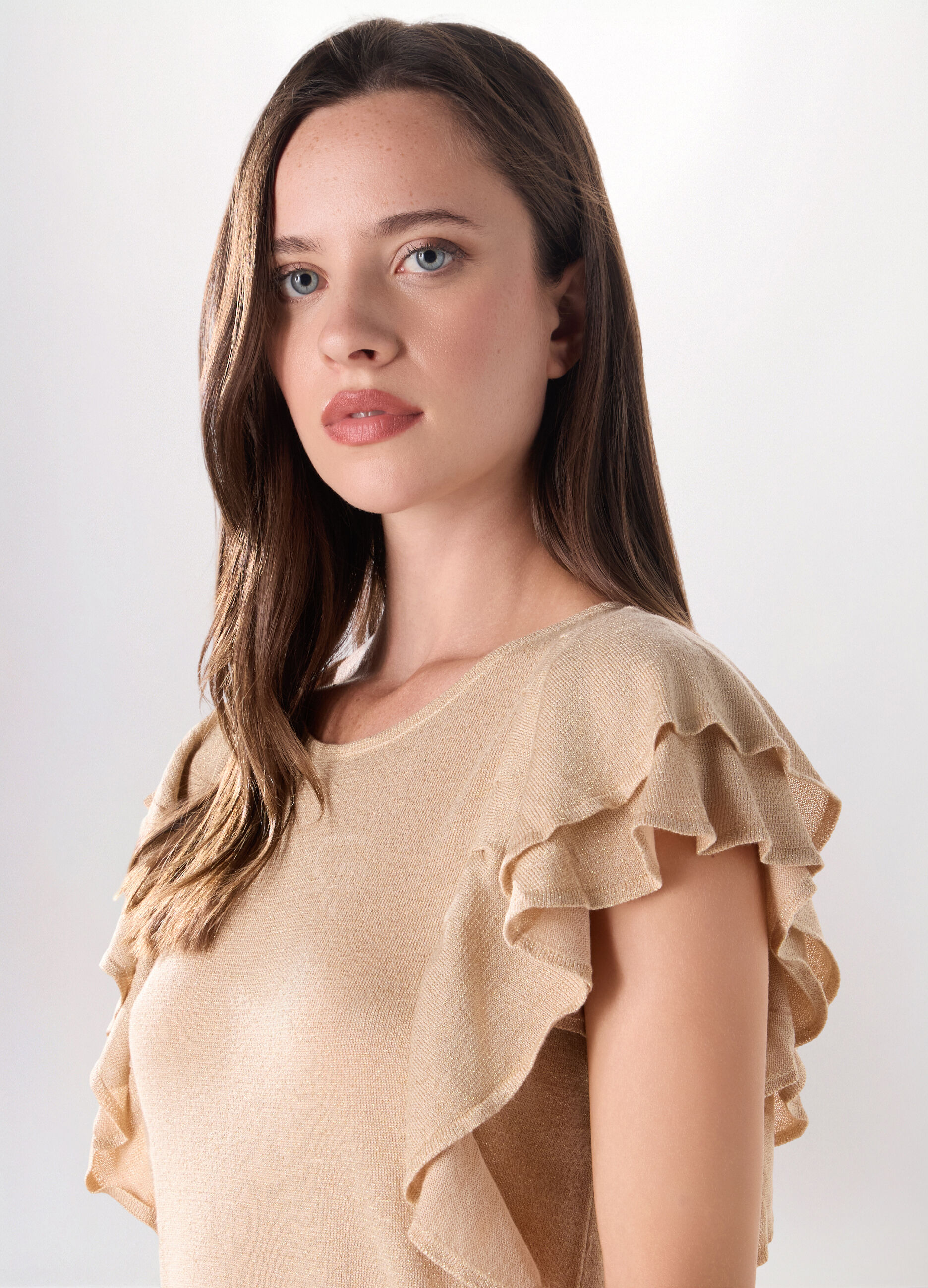 T-shirt misto viscosa donna_2