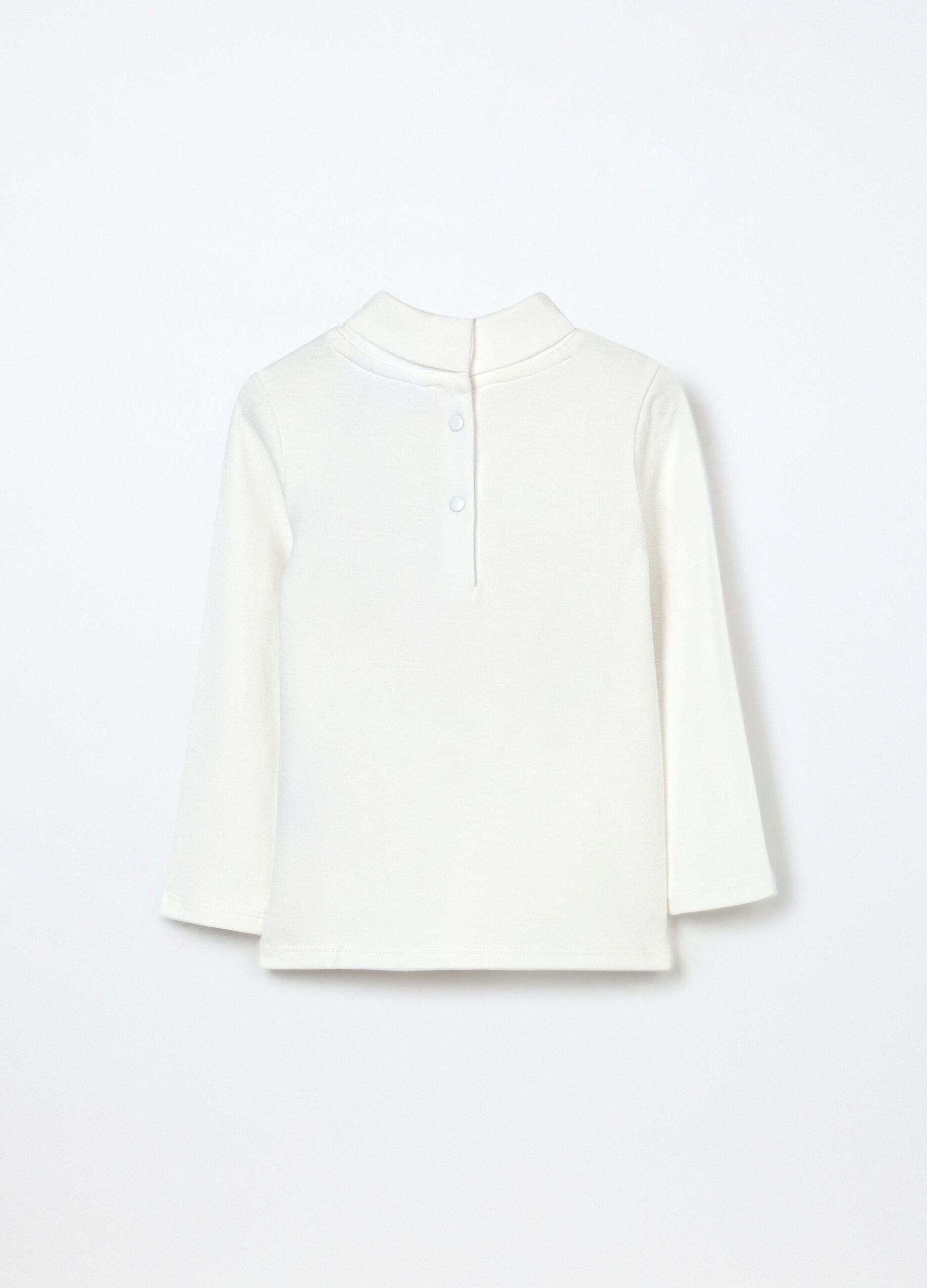 T-shirt in interlock di puro cotone neonata_1