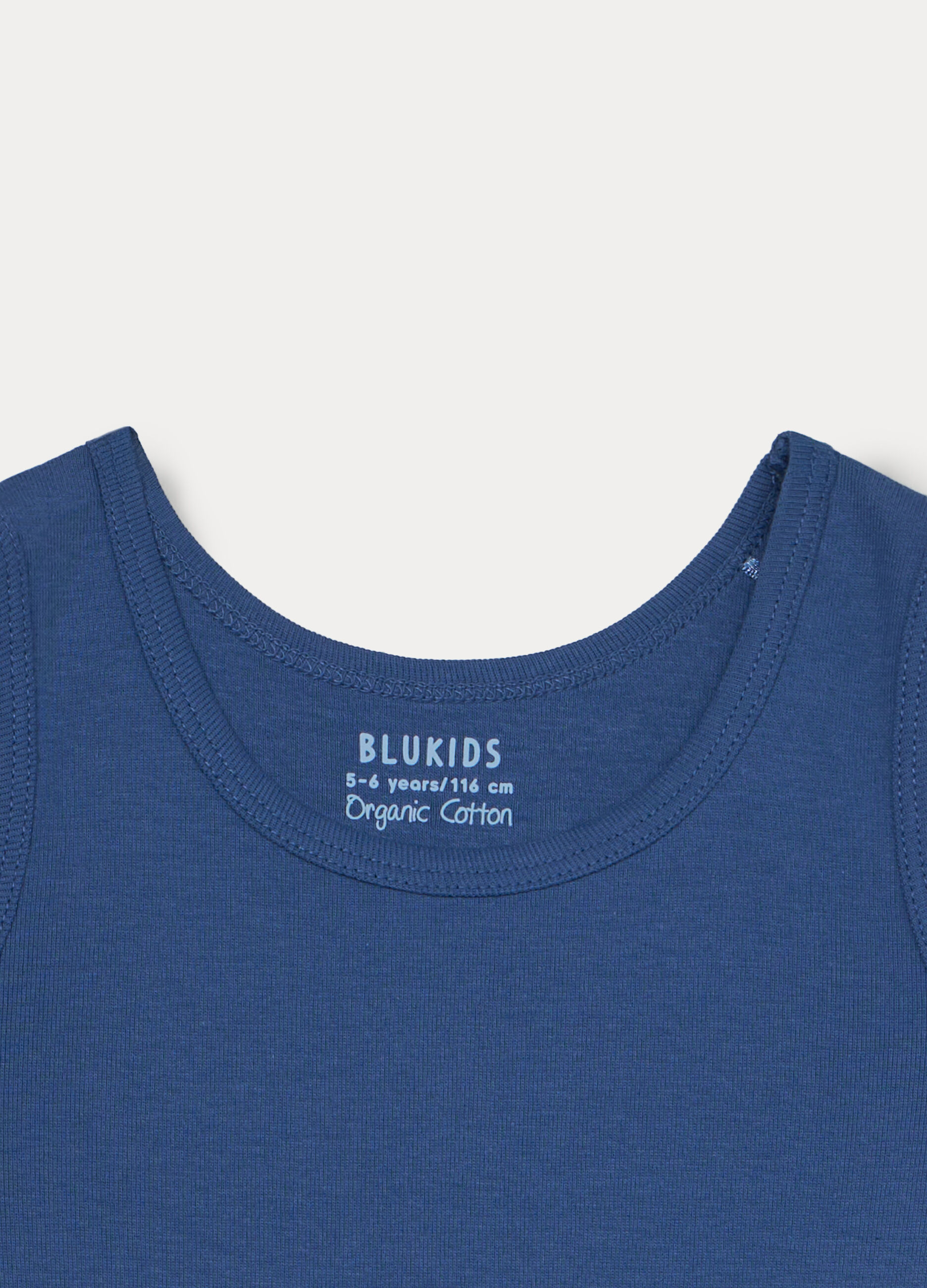 Pack 5 canotte in costina di puro cotone bambino_3