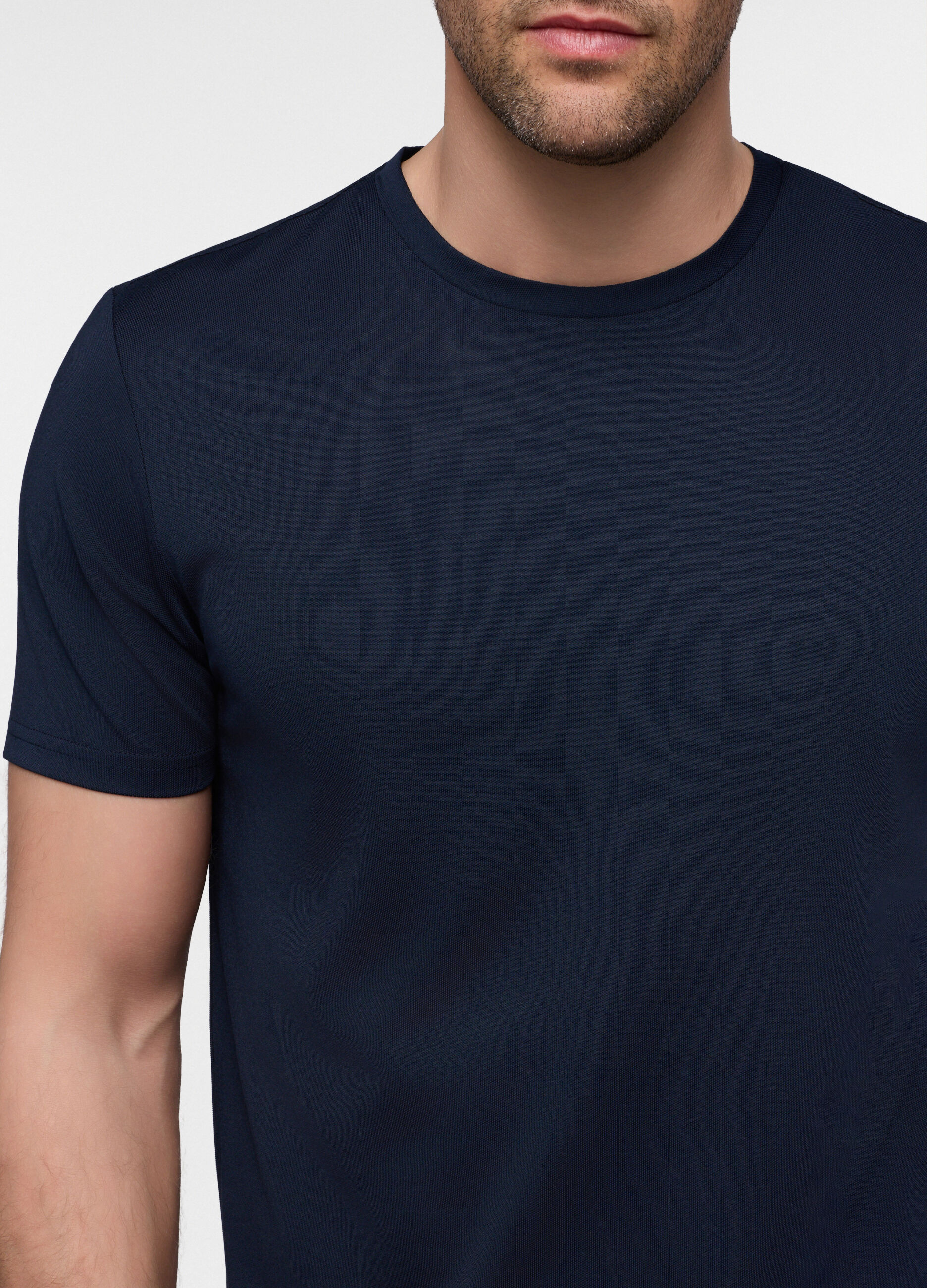 T-shirt a maniche corte in piquet uomo_2