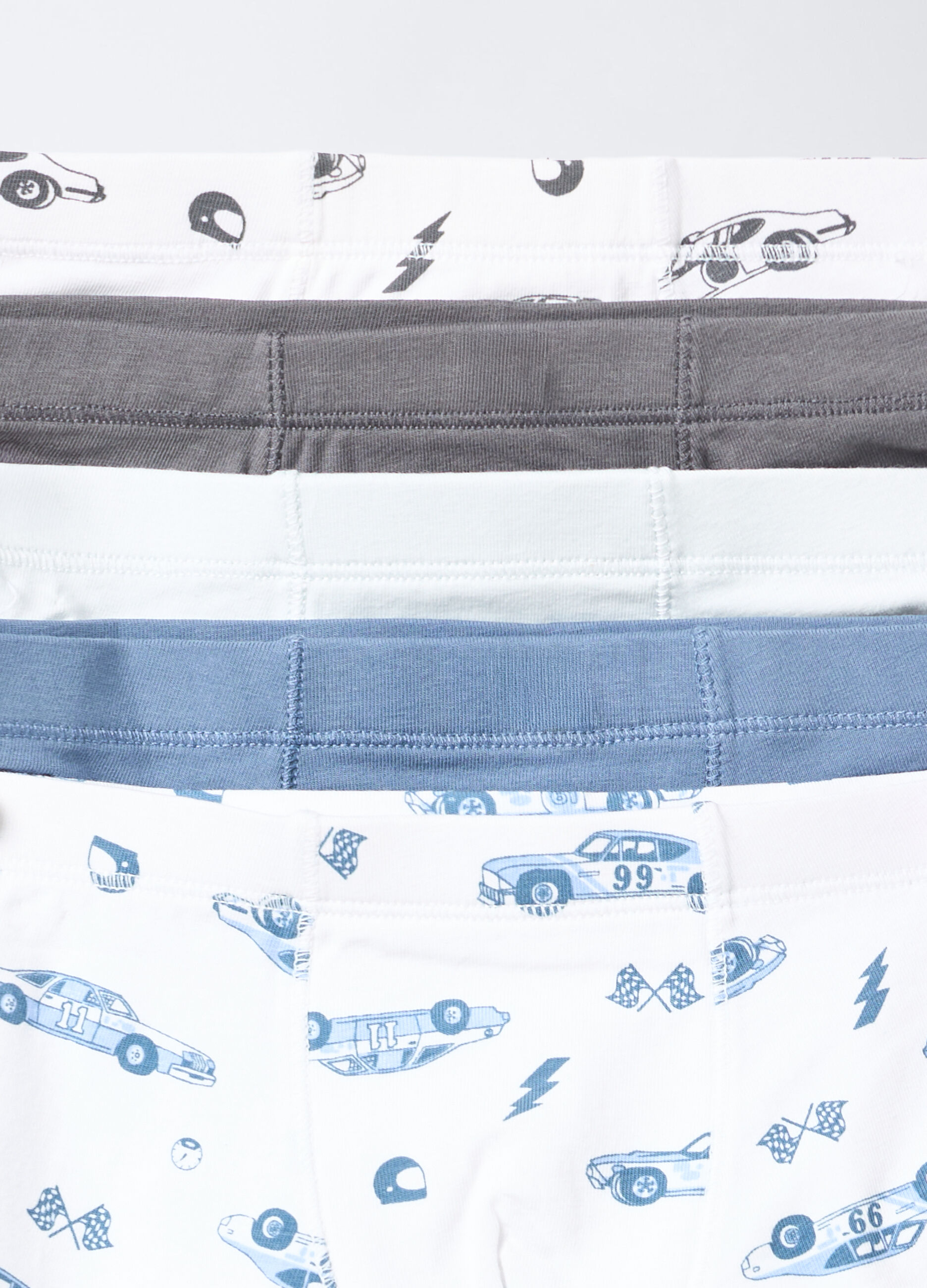 Pack 5 boxer in jersey di cotone stretch bambino _3