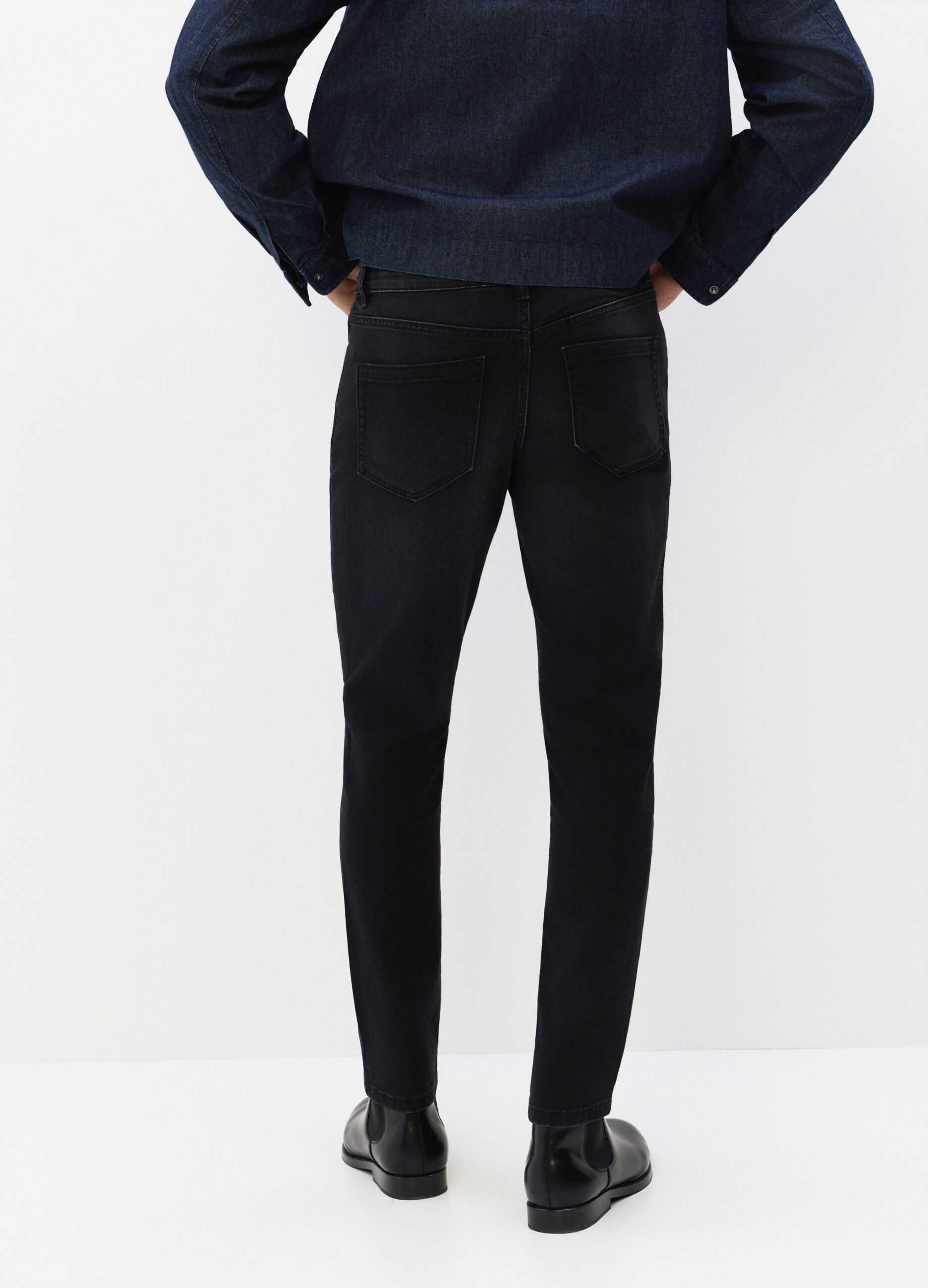 Jeans skinny fit in denim stretch uomo_1