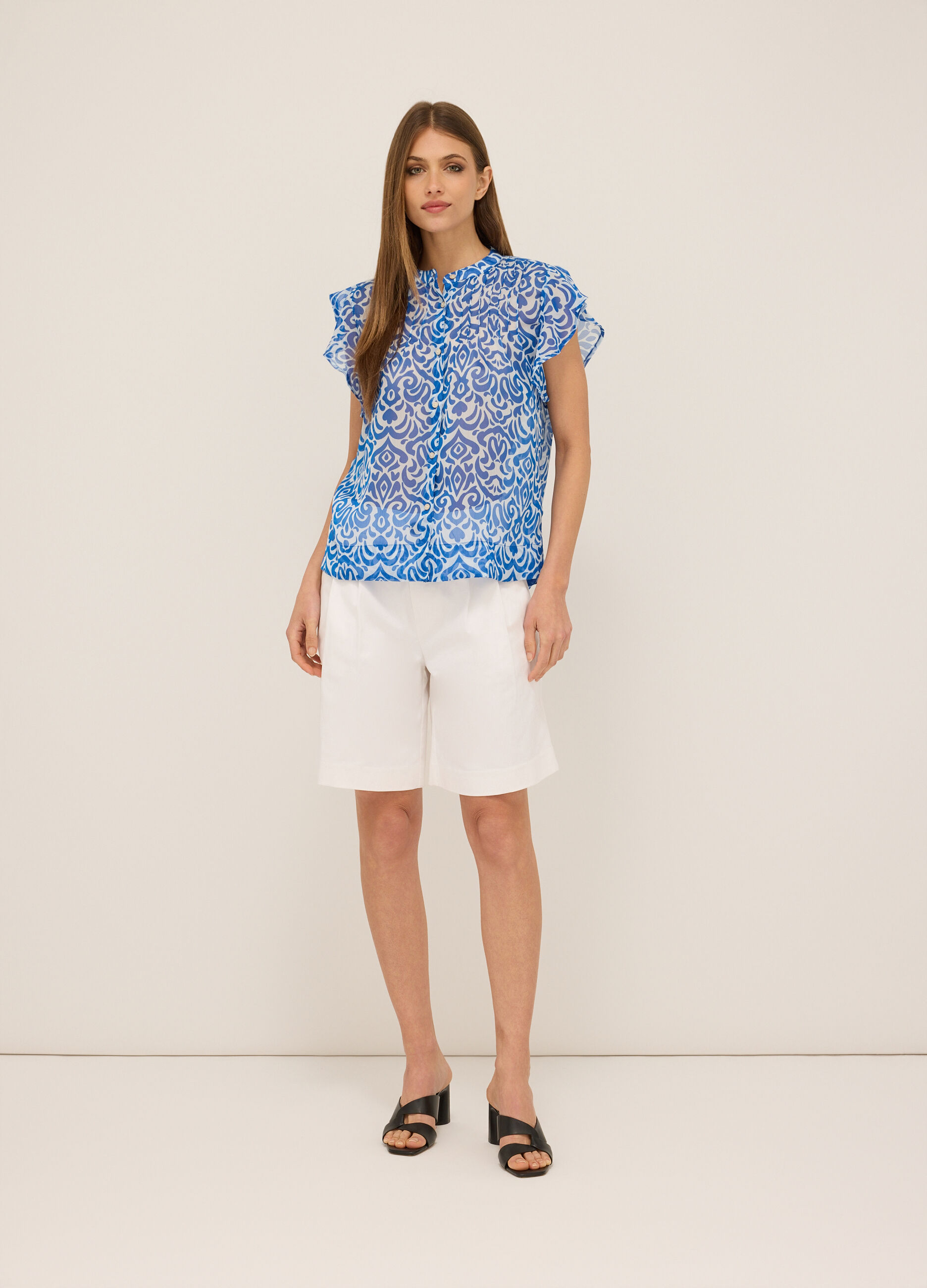 Bermuda in cotone stretch donna_0