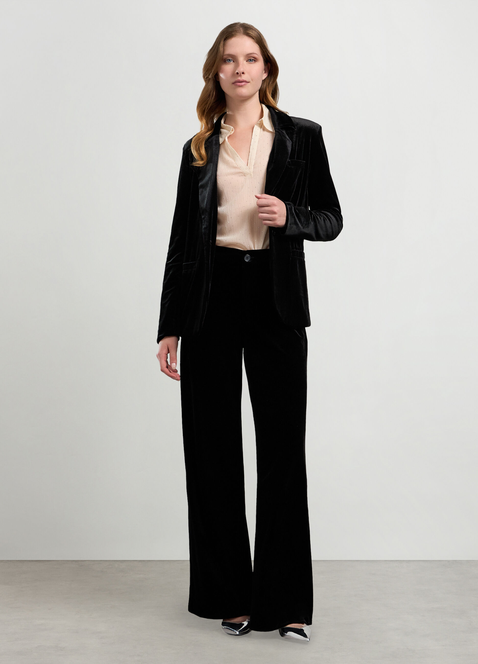Blazer in velluto donna